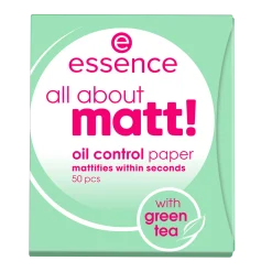 essence Puder>all about matt! oil control paper