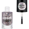 essence Über- Und Unterlack>confetti PARTY transforming top coat
