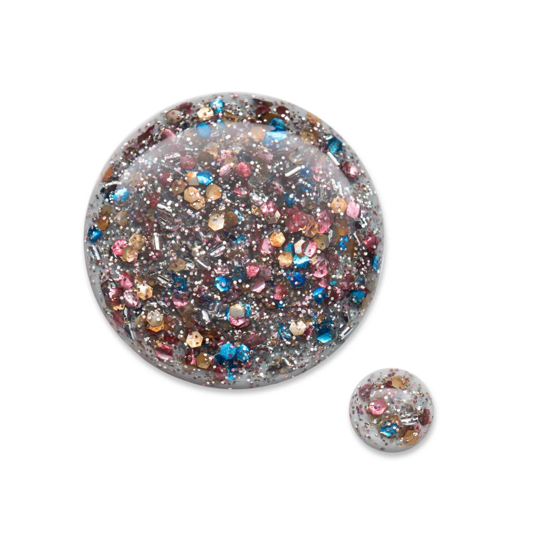 essence Über- Und Unterlack>confetti PARTY transforming top coat