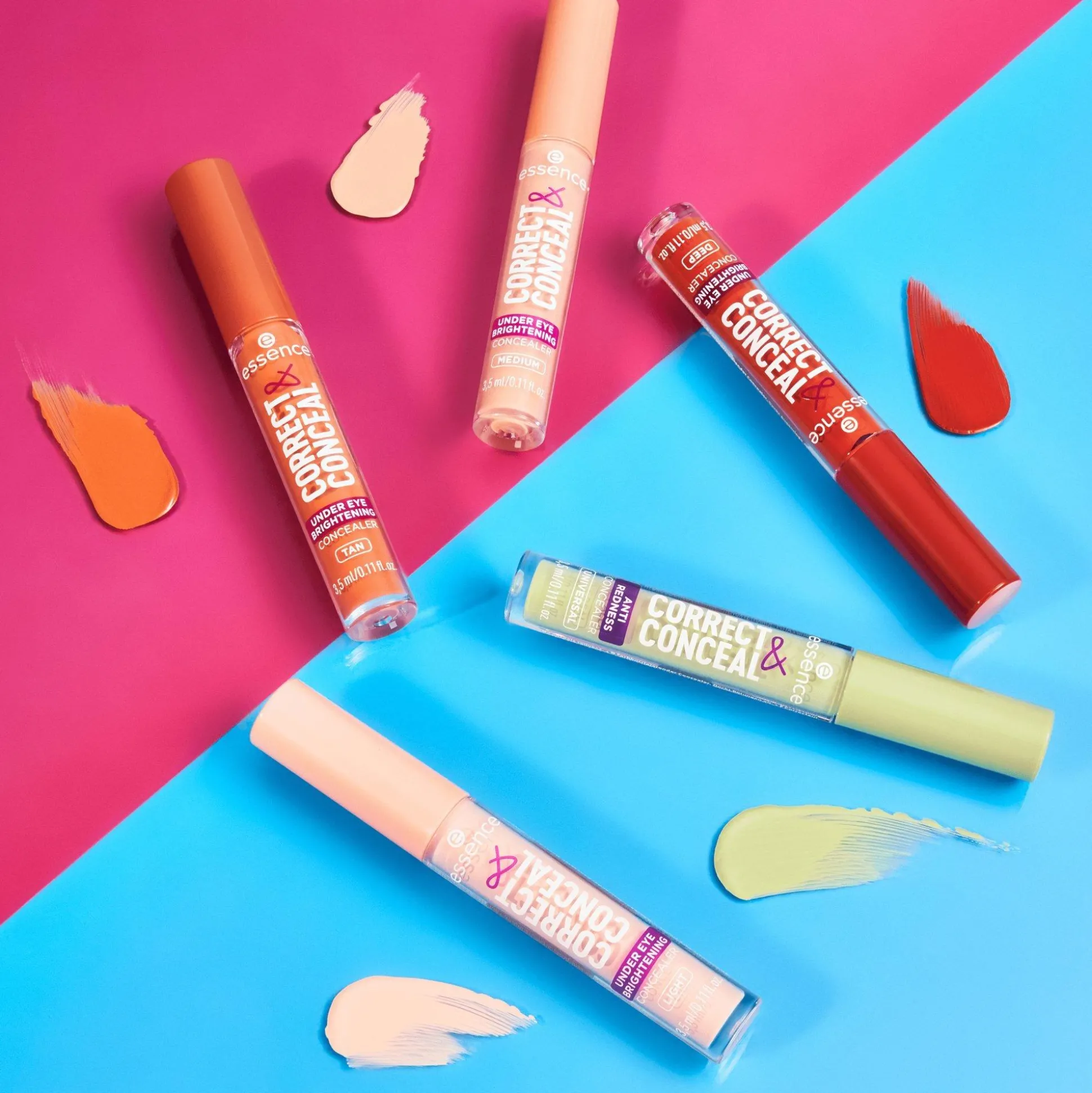 essence Concealer>CORRECT & CONCEAL anti redness concealer 100 - Universal
