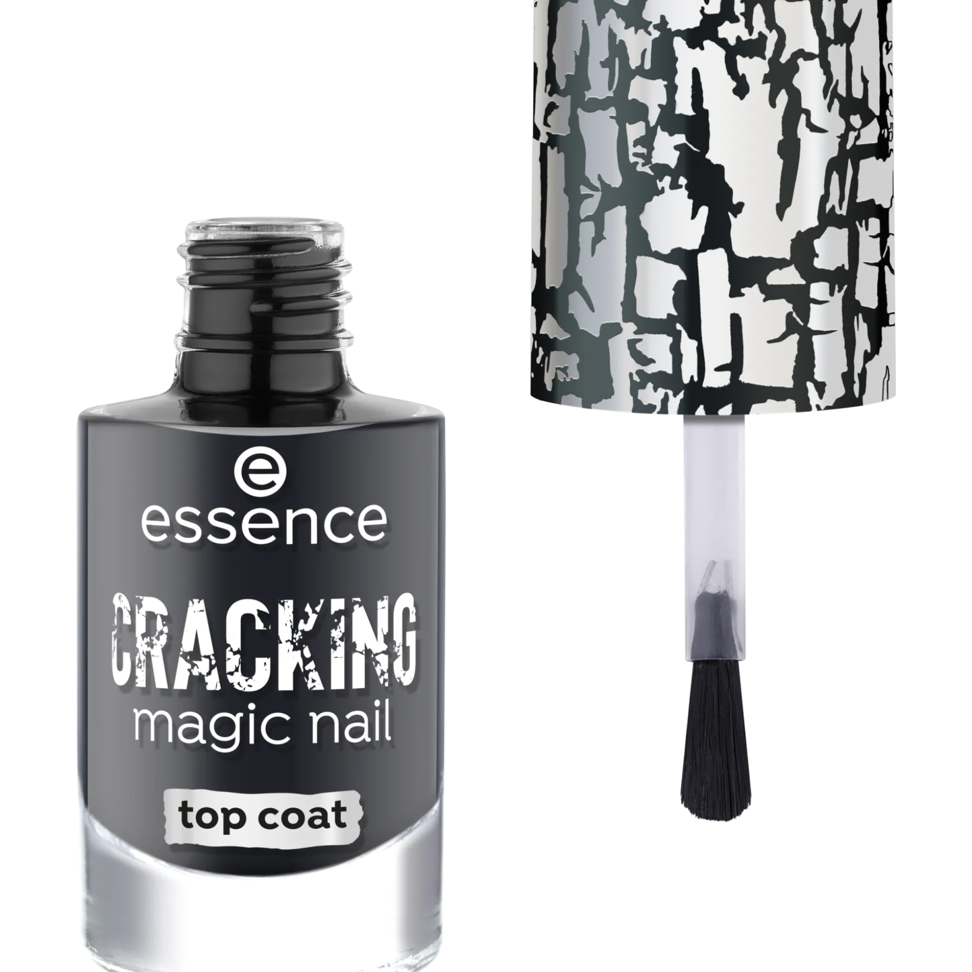 essence Über- Und Unterlack>CRACKING magic nail top coat