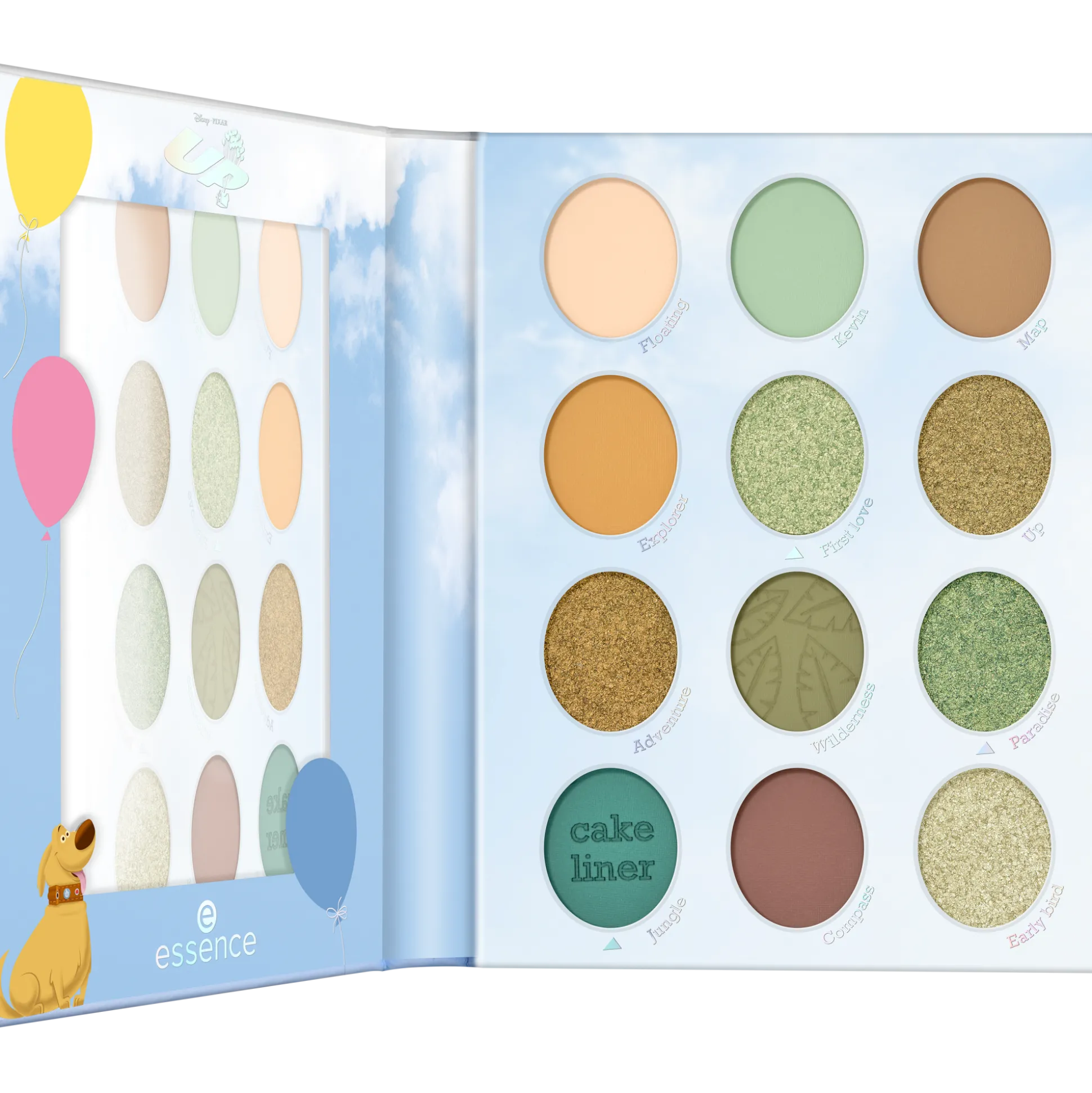 essence Lidschatten>Disney Pixar Up eyeshadow palette 02 - Wilderness explorer
