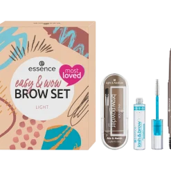 essence Augenbrauen>easy & WOW brow set light
