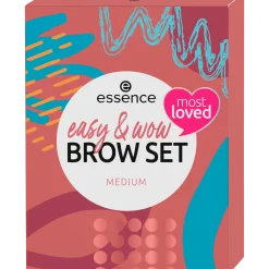 essence Augenbrauen>easy & WOW brow set medium