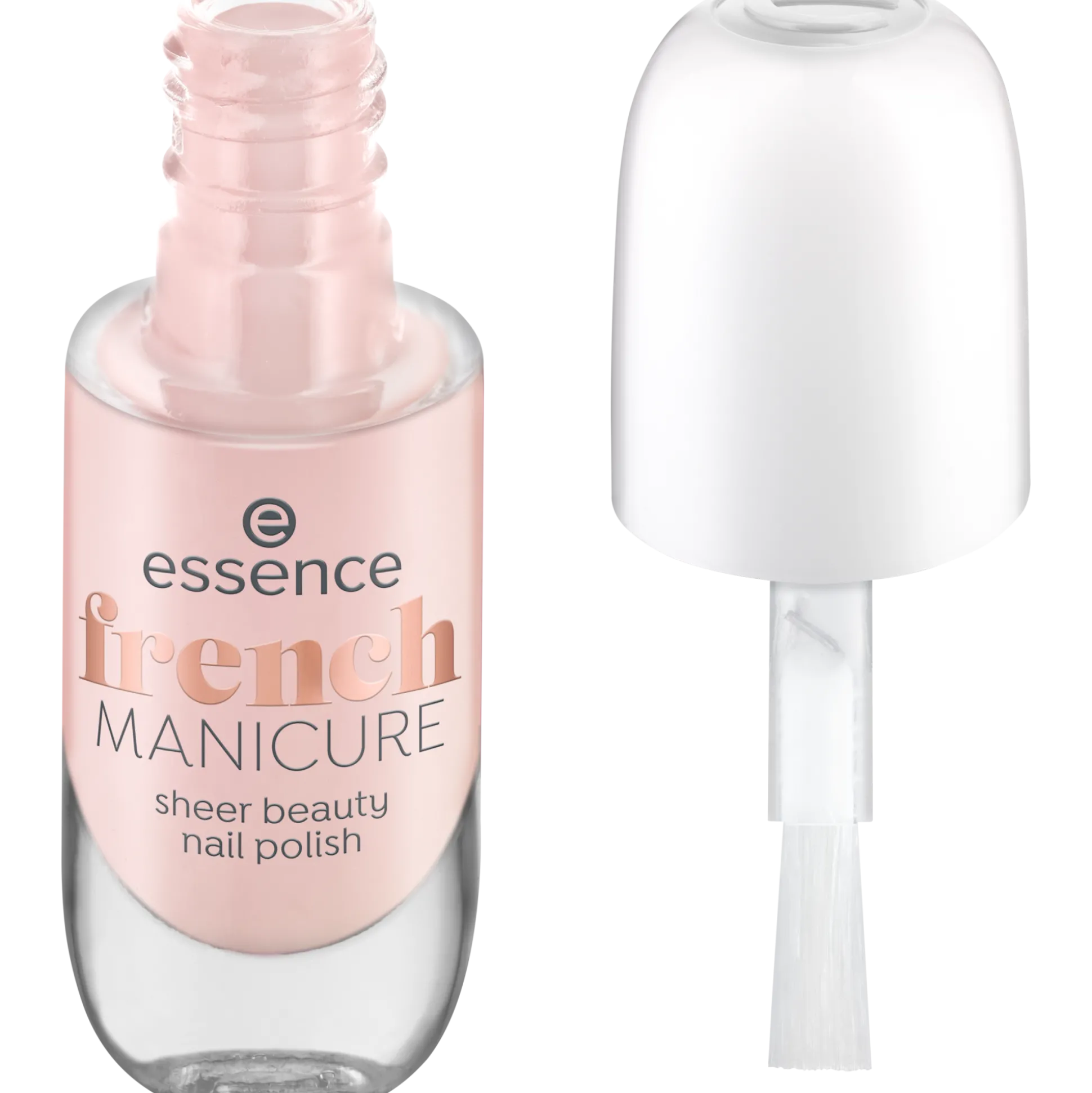 essence Nagellack>french MANICURE sheer beauty nail polish 01 - peach please!