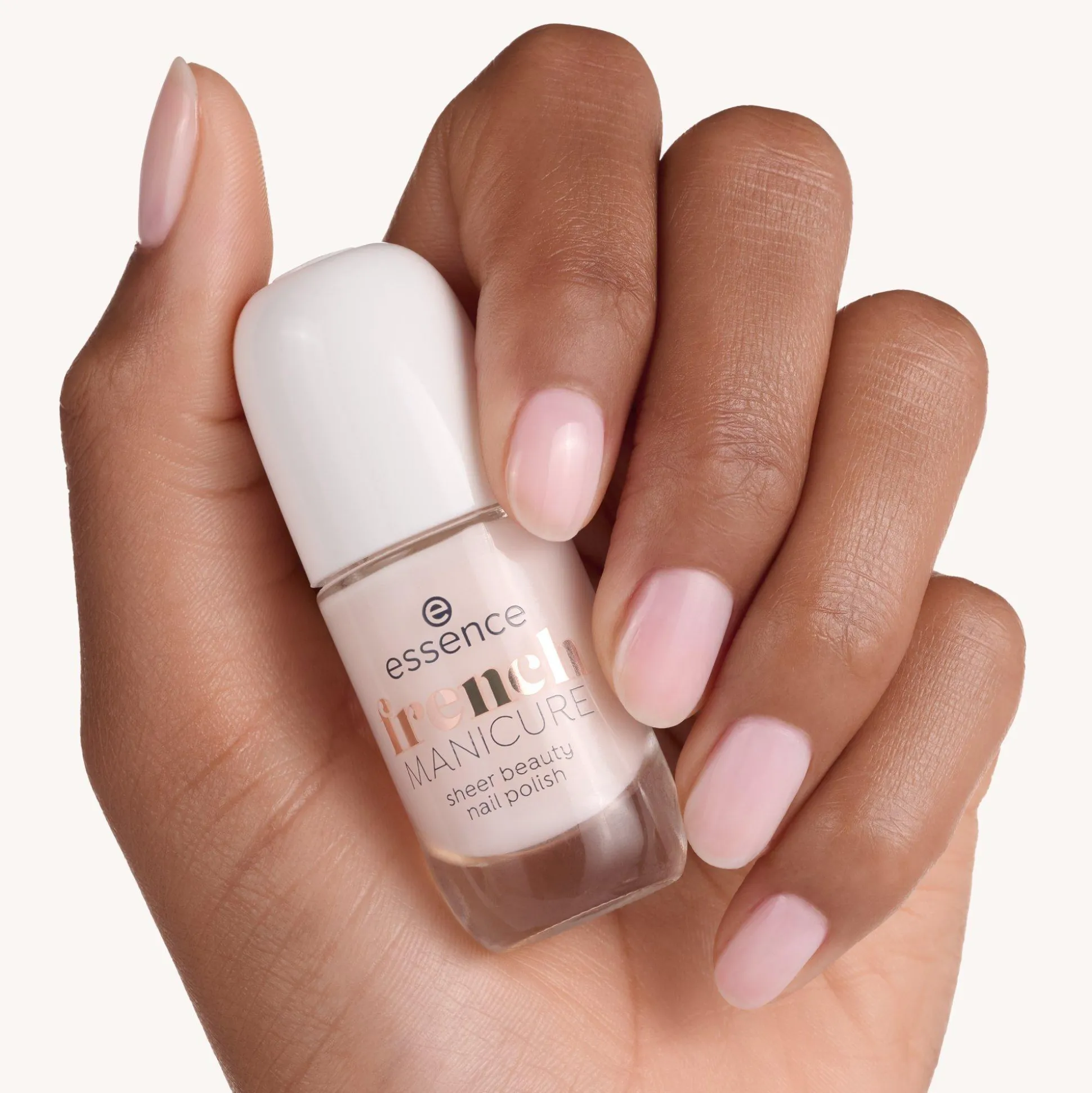 essence Nagellack>french MANICURE sheer beauty nail polish 01 - peach please!