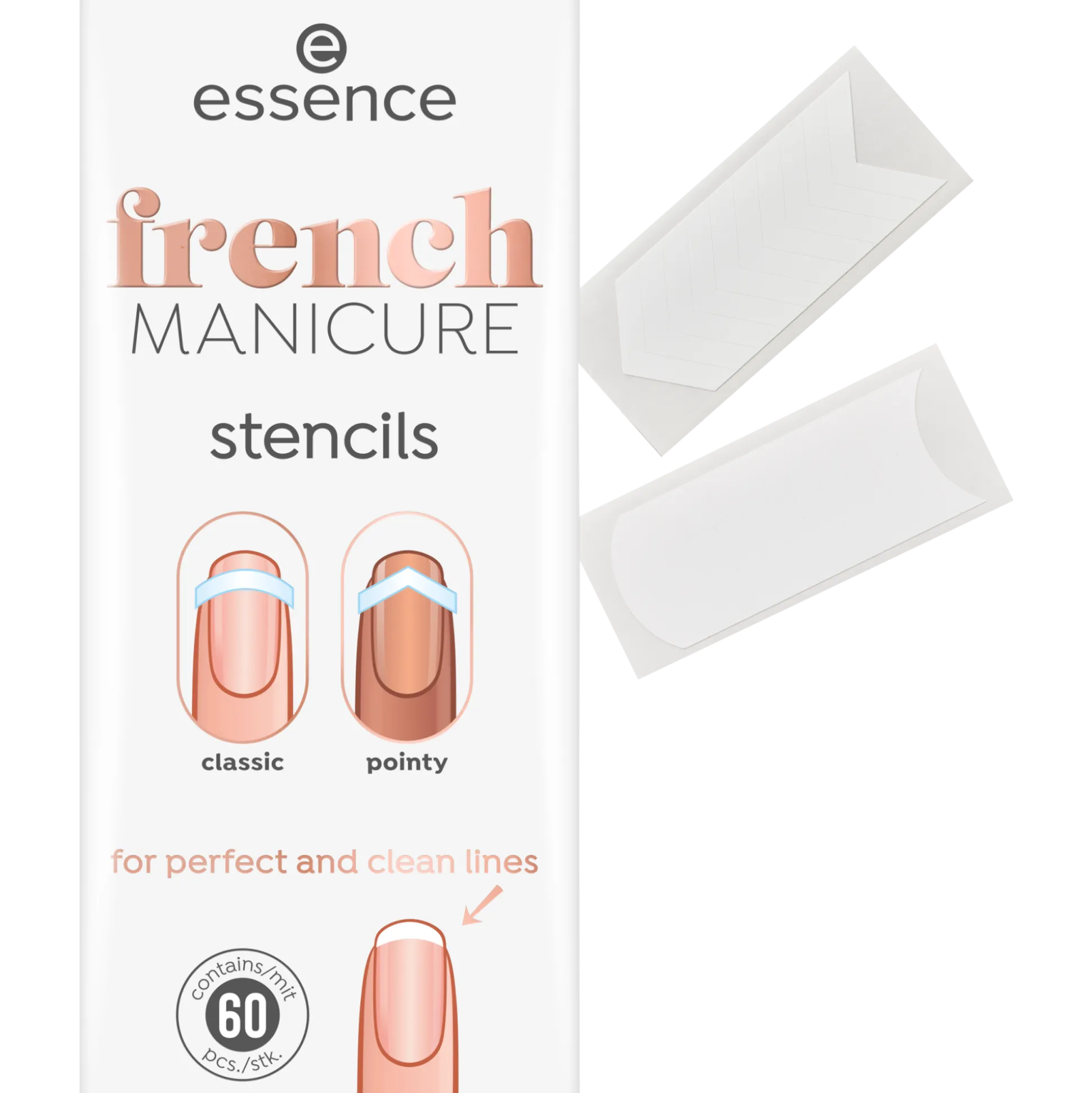 essence Nail Art>french MANICURE stencils