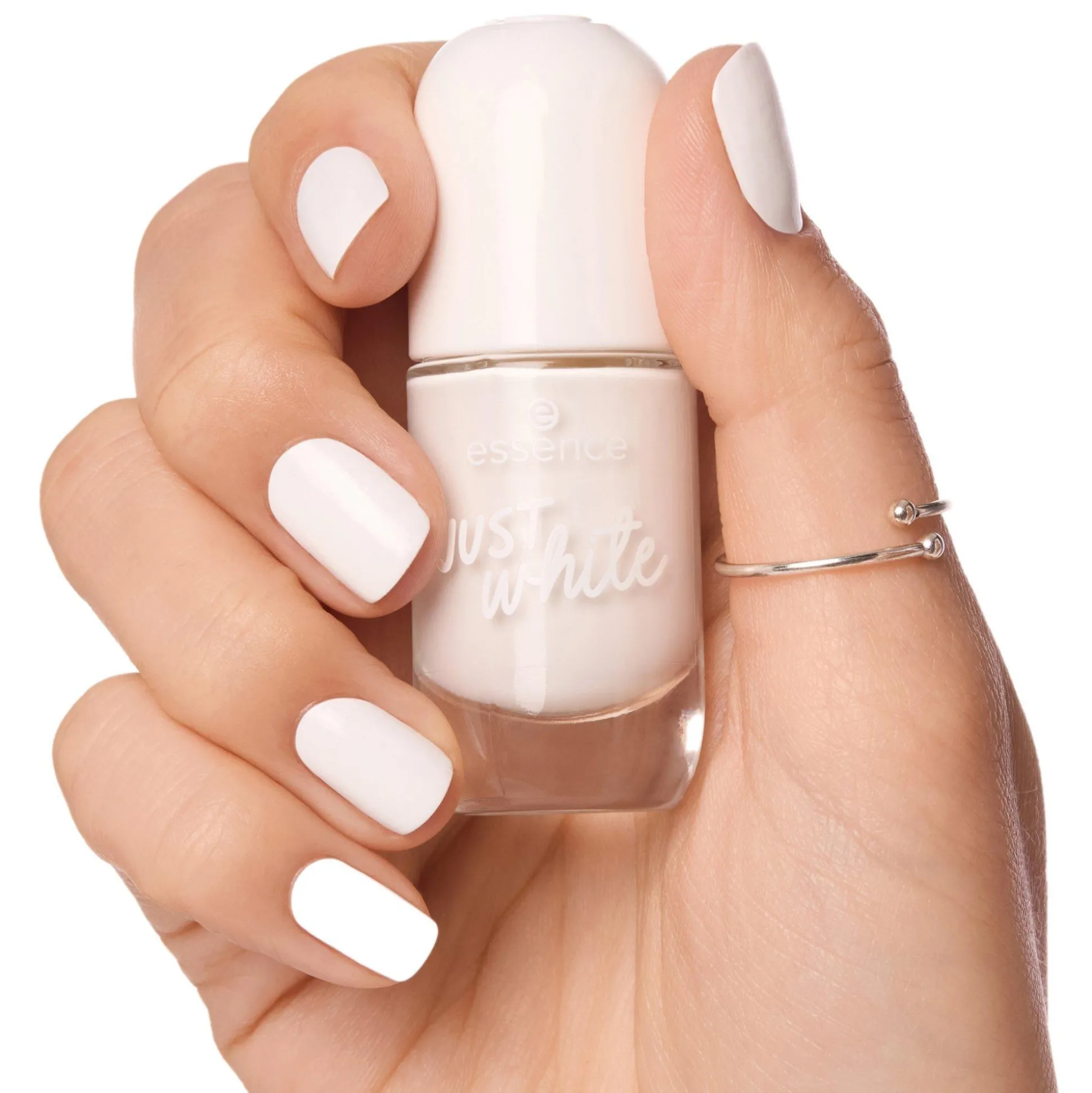 essence Nagellack>gel nail colour 33 - JUST white