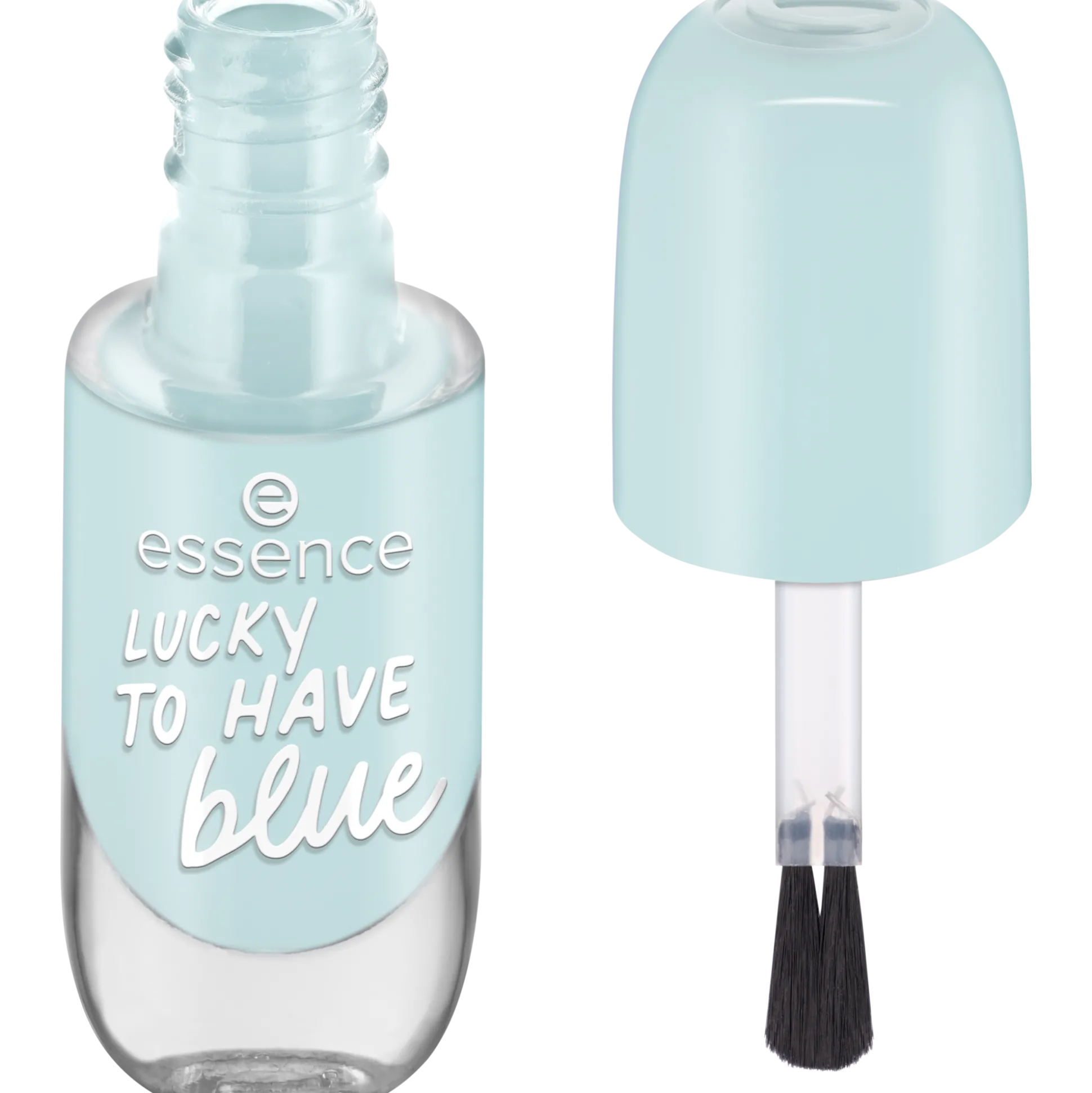 essence Nagellack>gel nail colour 39 - LUCKY TO HAVE blue