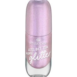 essence Nagellack>gel nail colour 58 - LESS BITTER MORE glitter