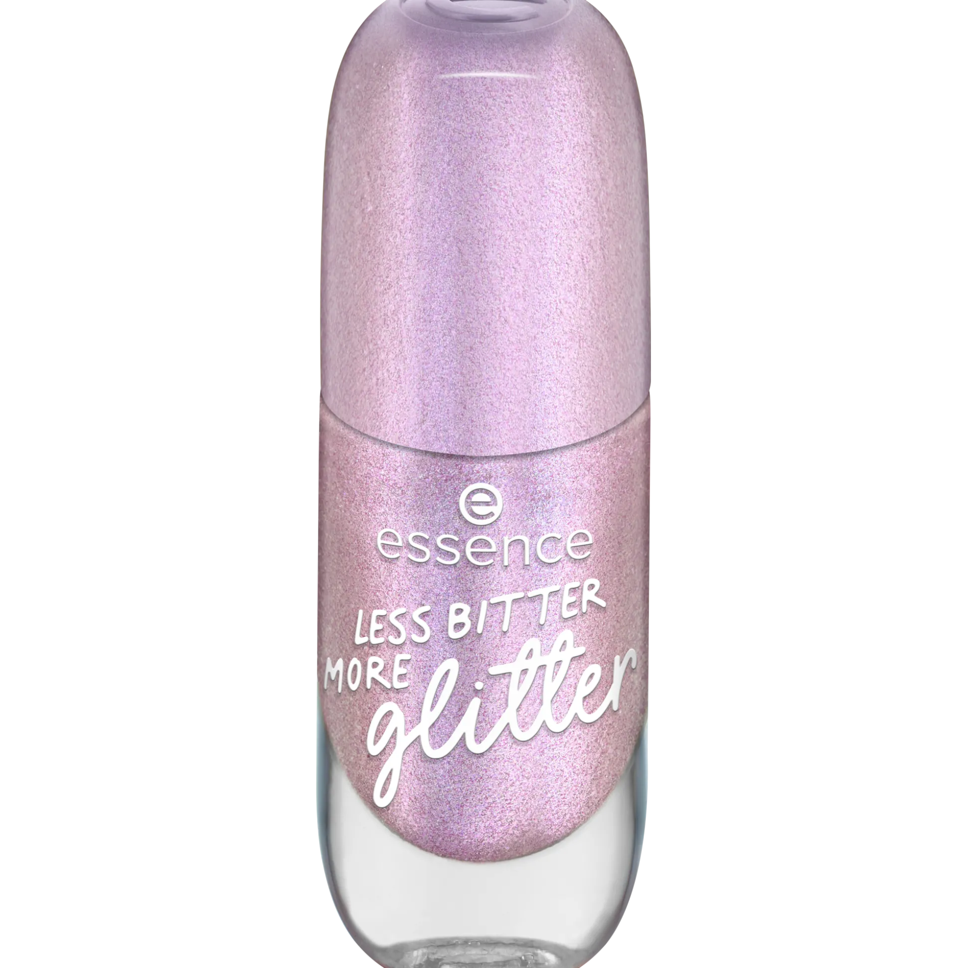 essence Nagellack>gel nail colour 58 - LESS BITTER MORE glitter