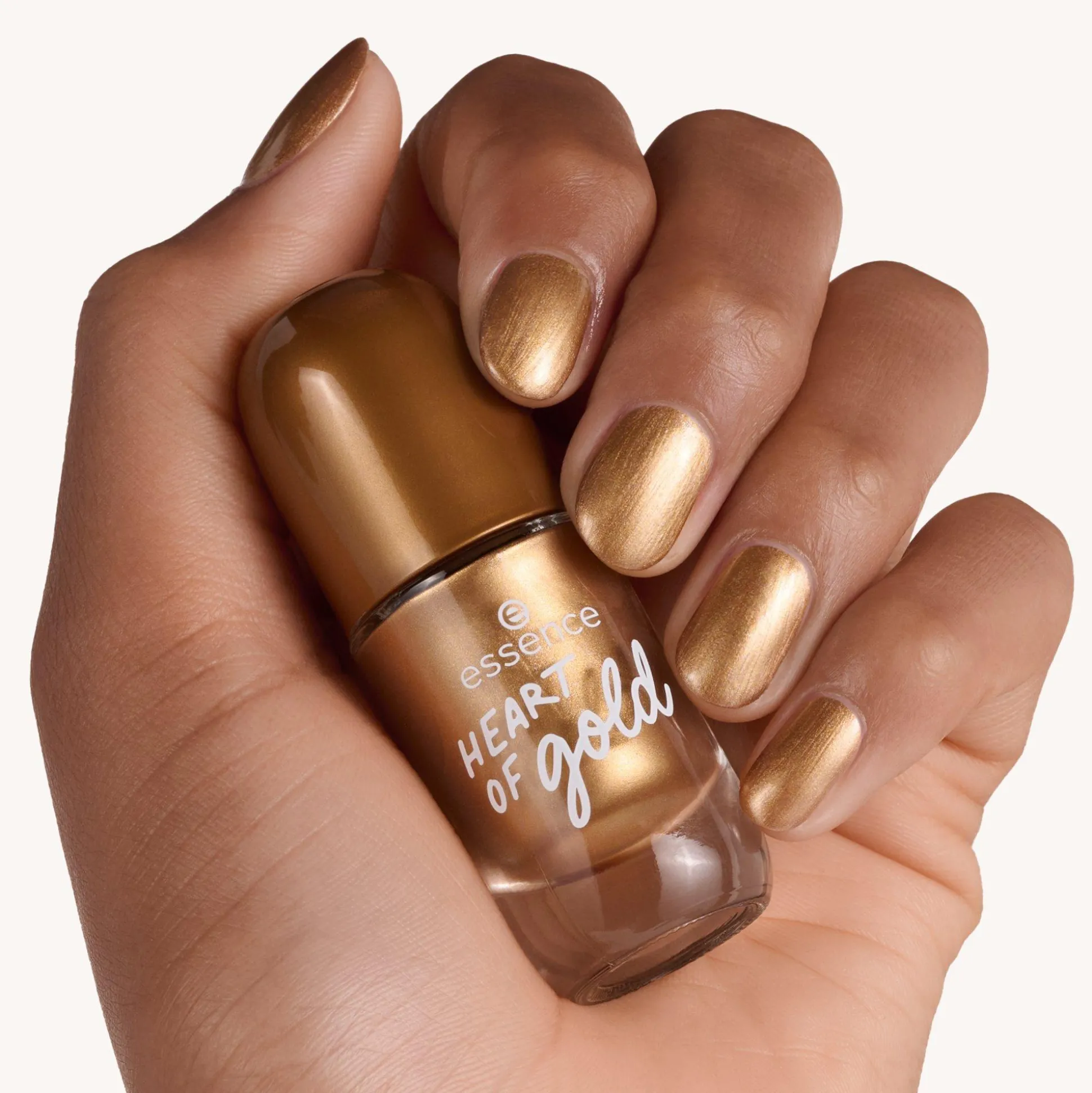 essence Nagellack>gel nail colour 62 - HEART OF gold