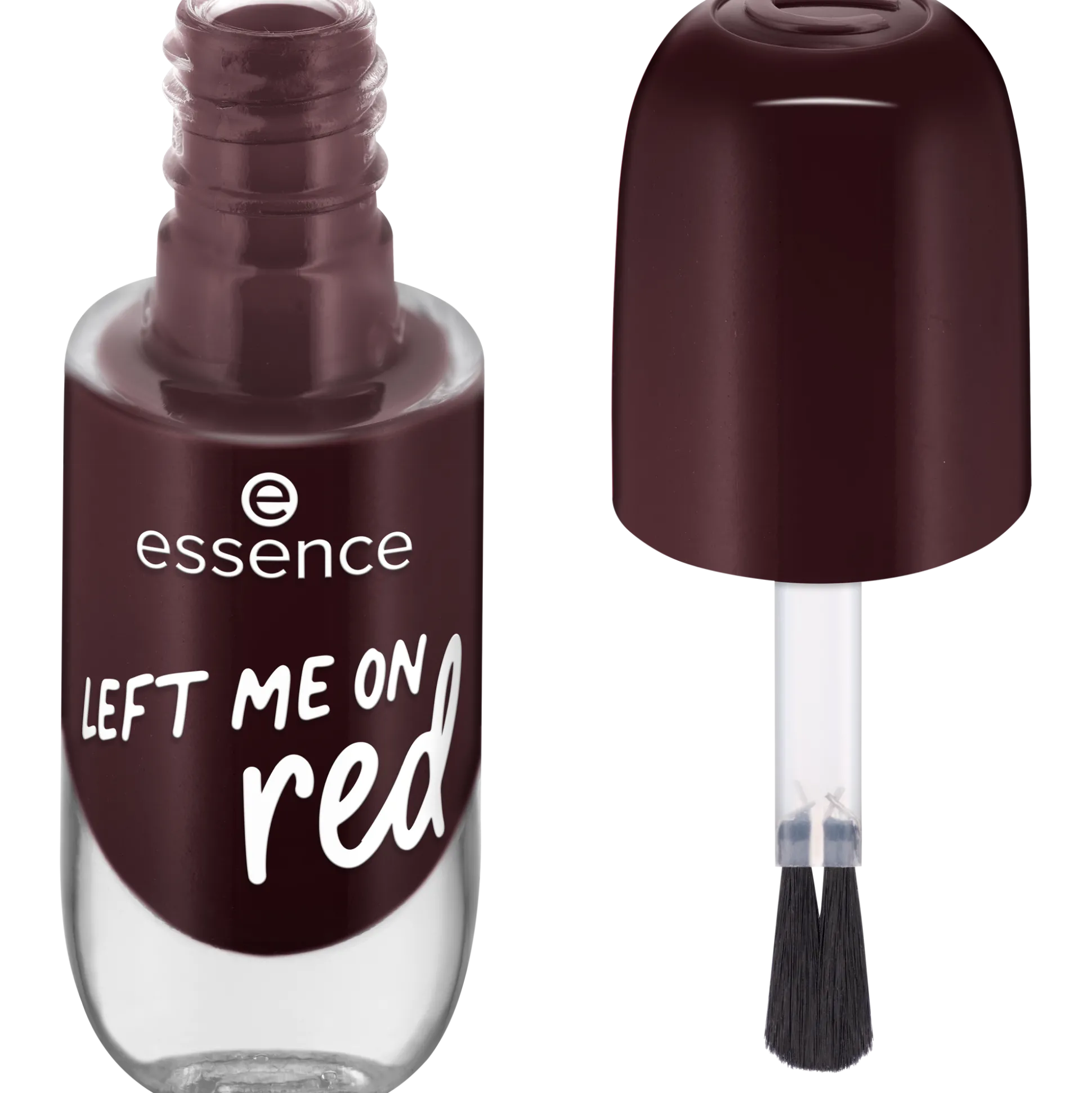 essence Nagellack>gel nail colour 72 - LEFT ME ON red