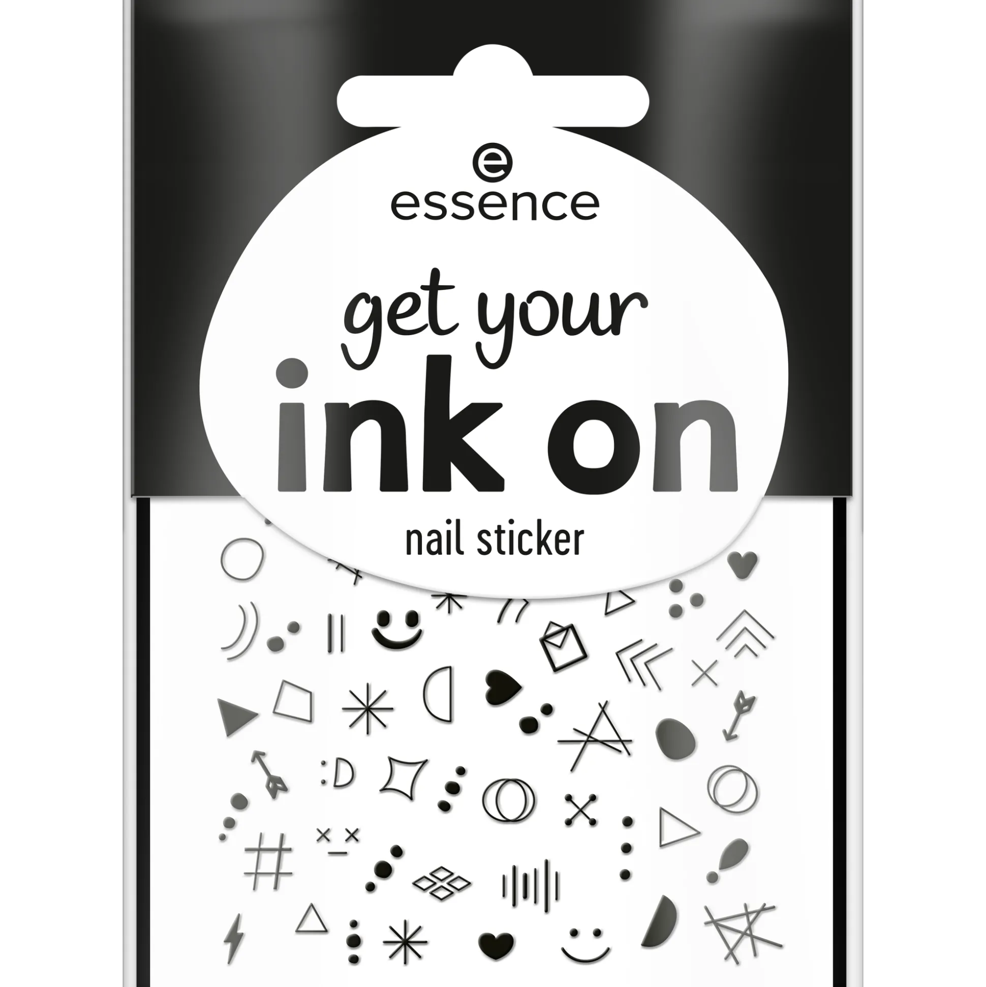 essence Nail Art>get your ink on nail sticker