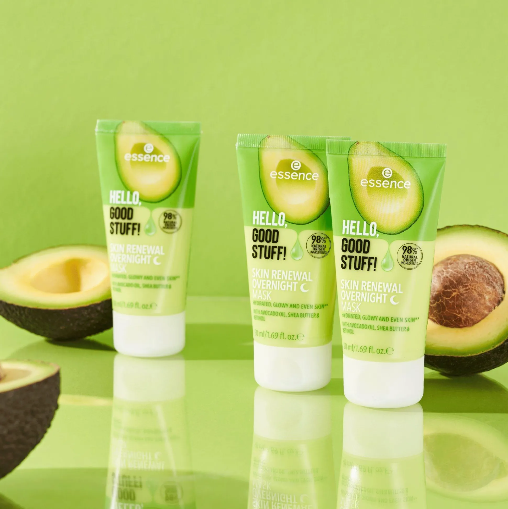 essence Gesichtspflege>HELLO, GOOD STUFF! SKIN RENEWAL OVERNIGHT MASK