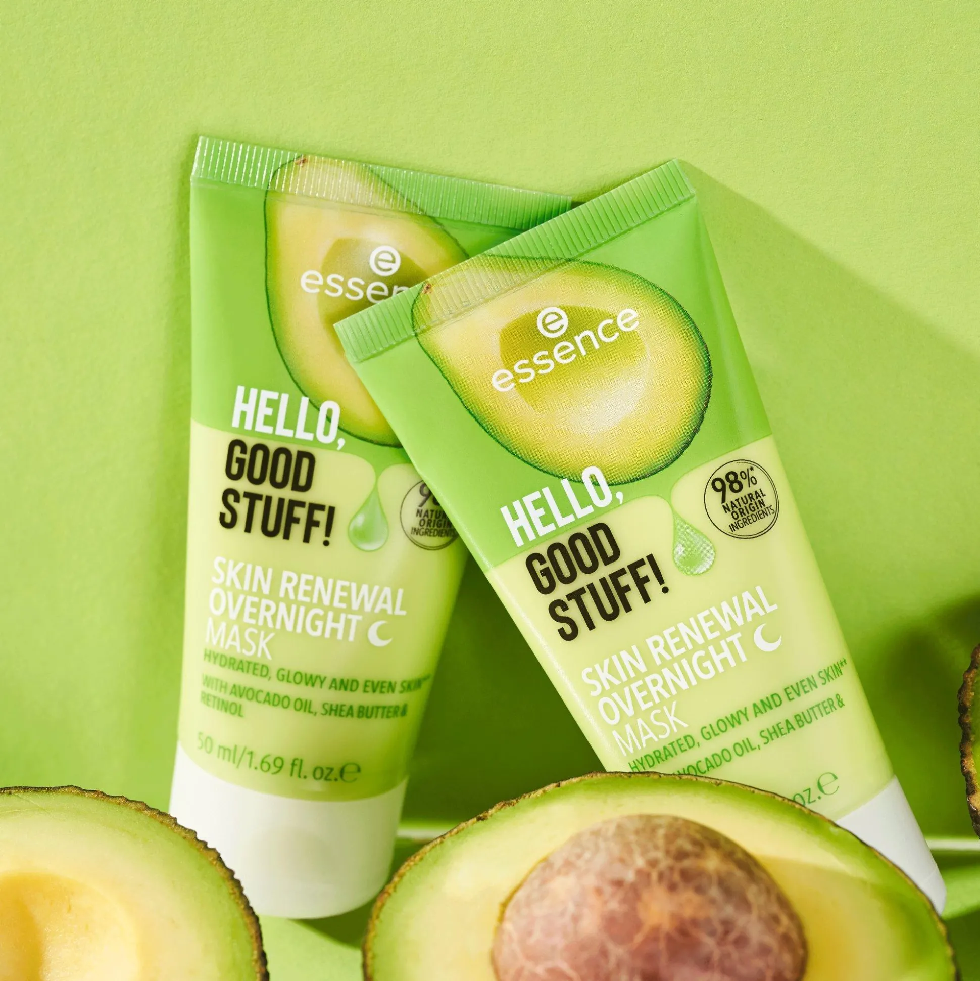essence Gesichtspflege>HELLO, GOOD STUFF! SKIN RENEWAL OVERNIGHT MASK