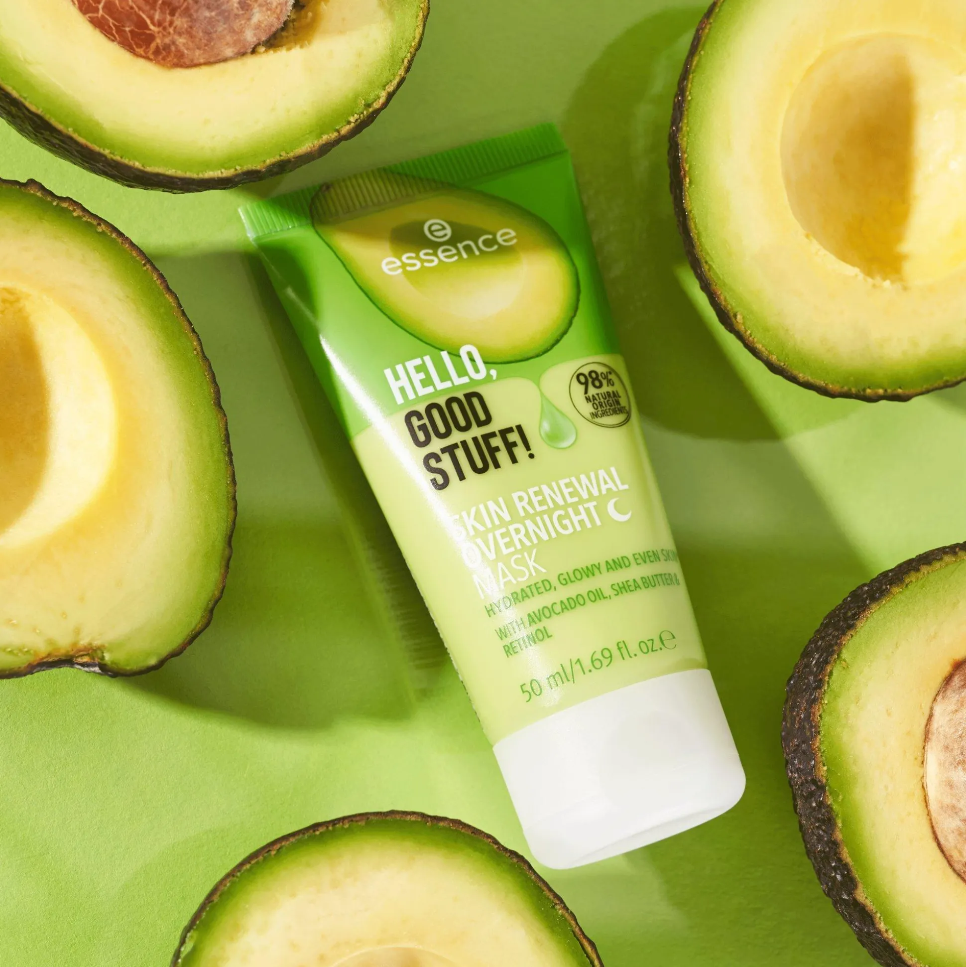 essence Gesichtspflege>HELLO, GOOD STUFF! SKIN RENEWAL OVERNIGHT MASK