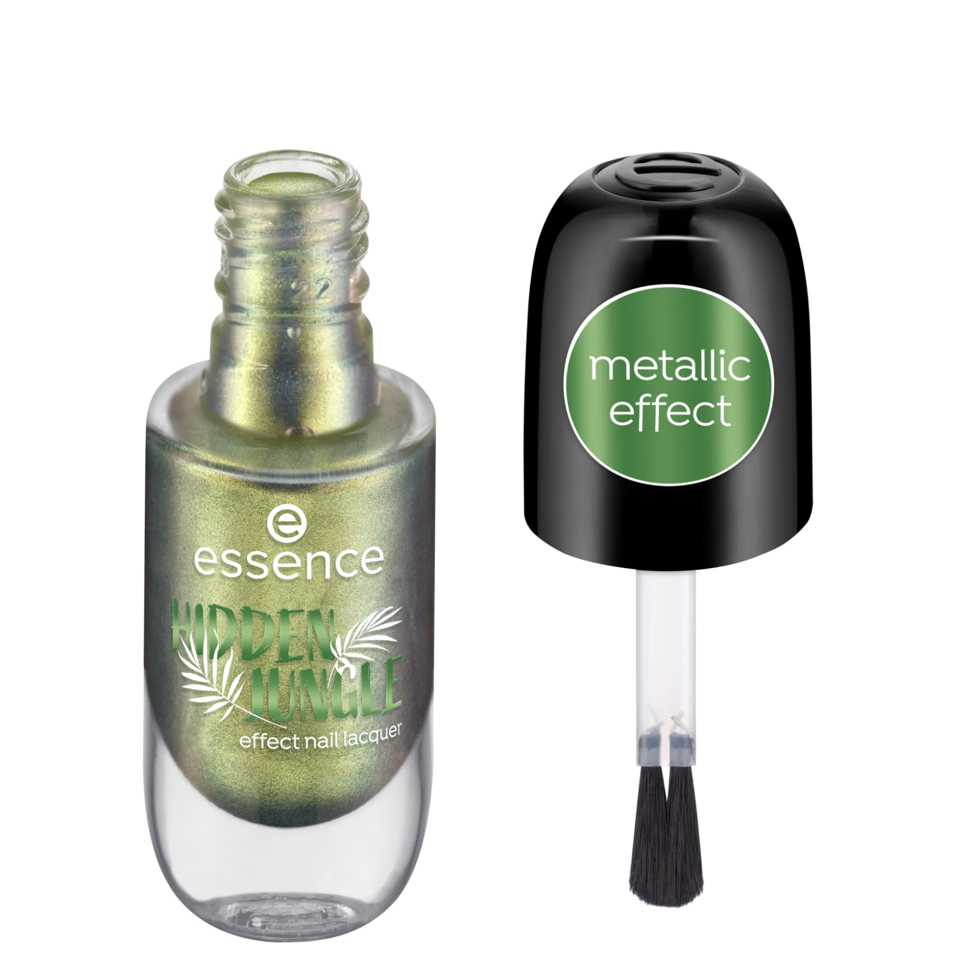 essence Nagellack>HIDDEN JUNGLE effect nail lacquer 06 - Magical Emerald