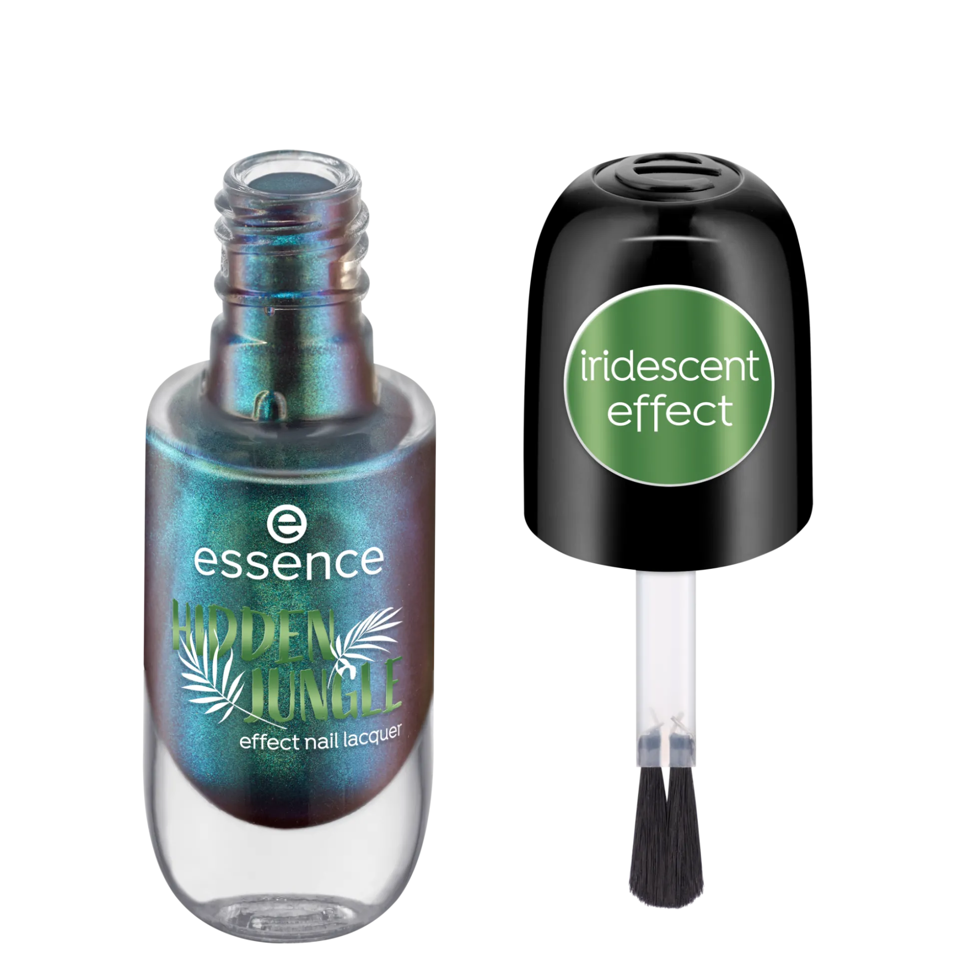 essence Nagellack>HIDDEN JUNGLE effect nail lacquer 02 - Misty Shadows