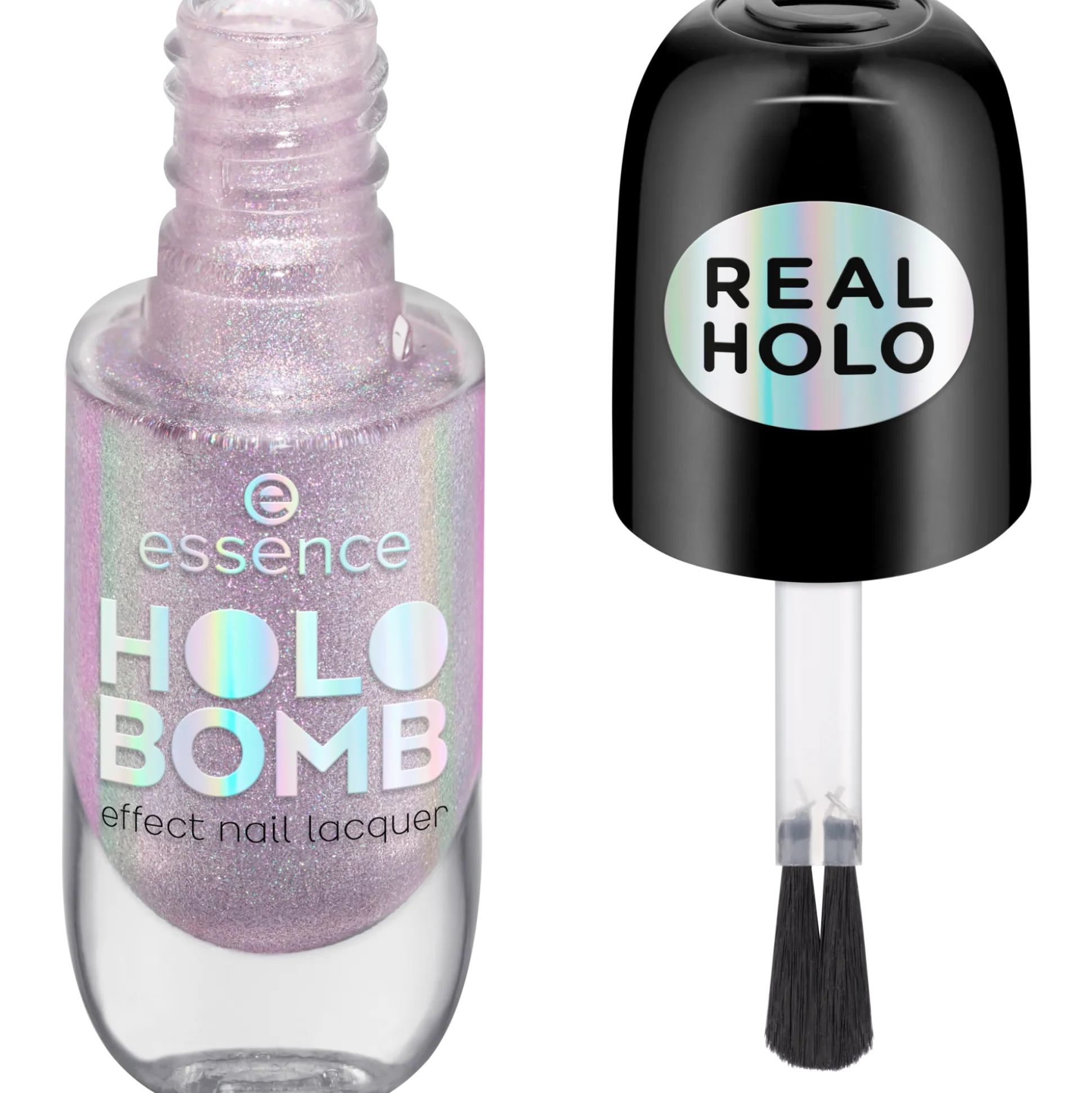 essence Nagellack>HOLO BOMB effect nail lacquer 05 - Holo Me Tight