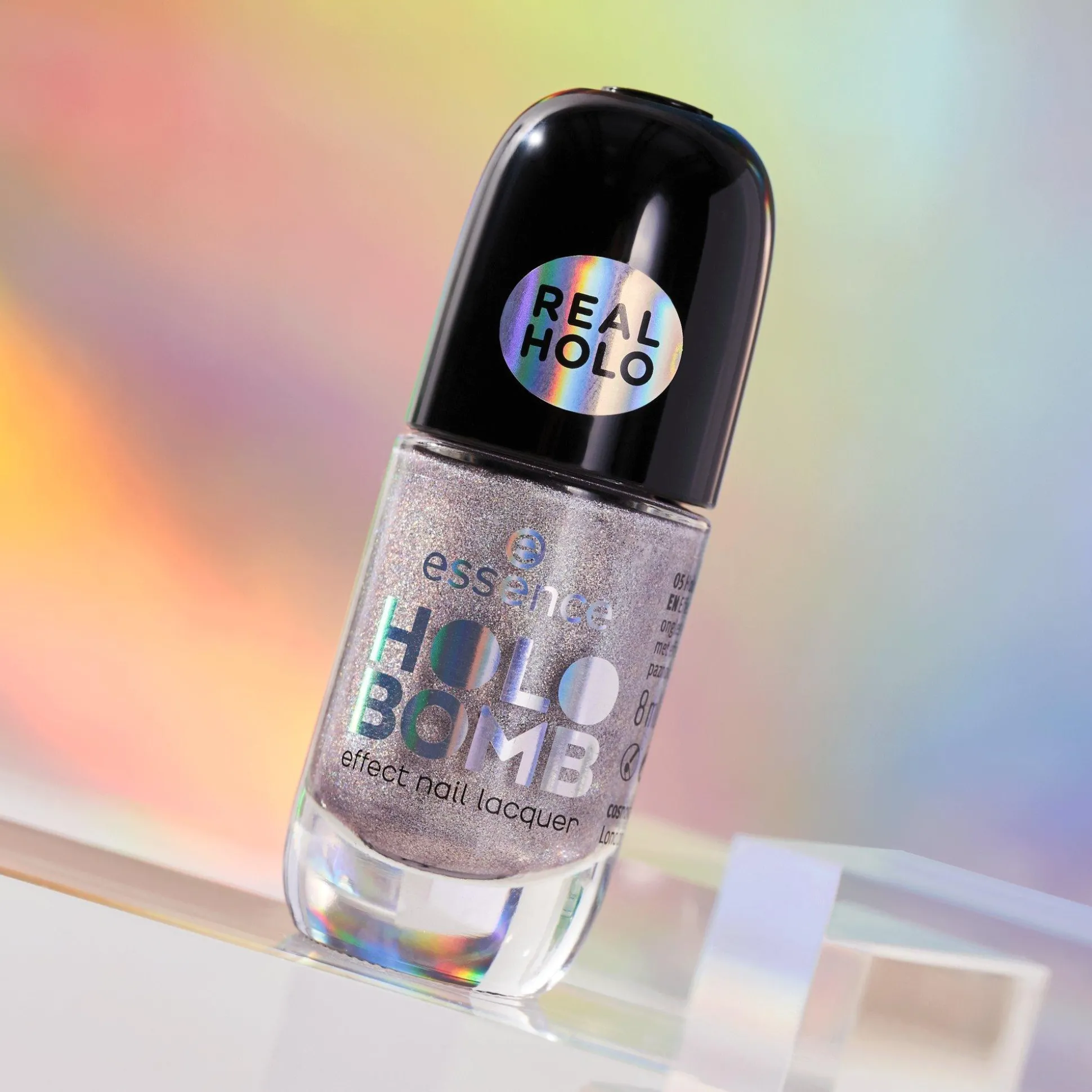 essence Nagellack>HOLO BOMB effect nail lacquer 05 - Holo Me Tight