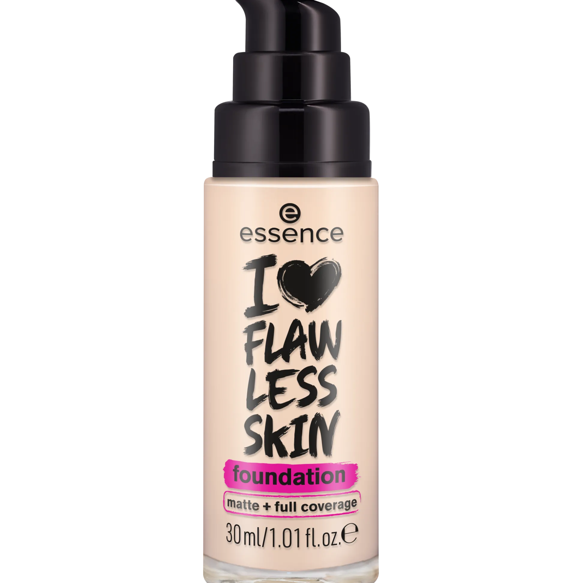 essence Foundation>I LOVE FLAWLESS SKIN foundation 10 - Light Porcelain