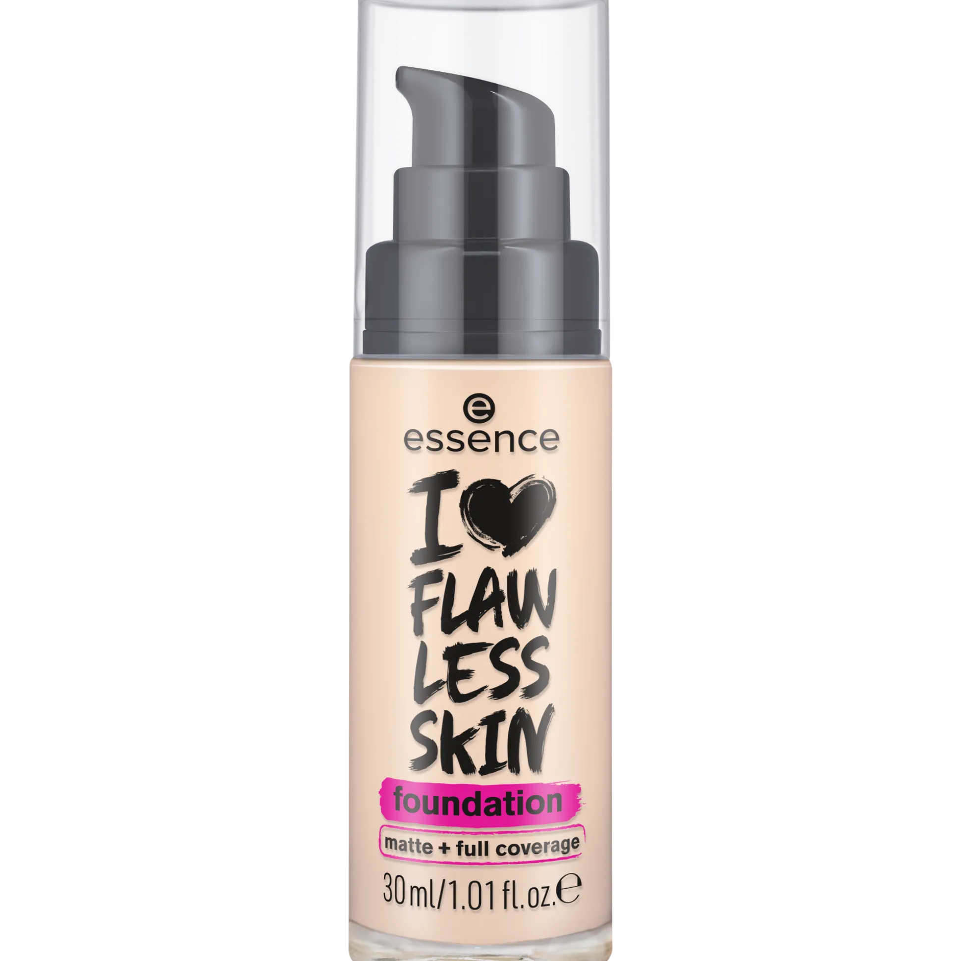 essence Foundation>I LOVE FLAWLESS SKIN foundation 10 - Light Porcelain