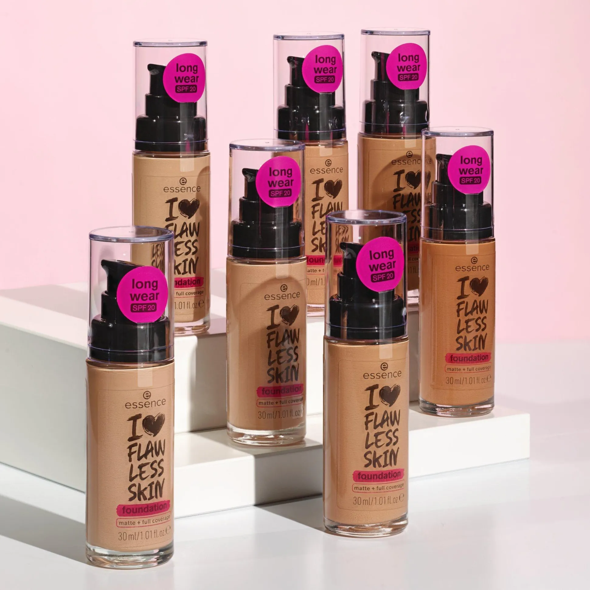 essence Foundation>I LOVE FLAWLESS SKIN foundation 130 - Dark Beige