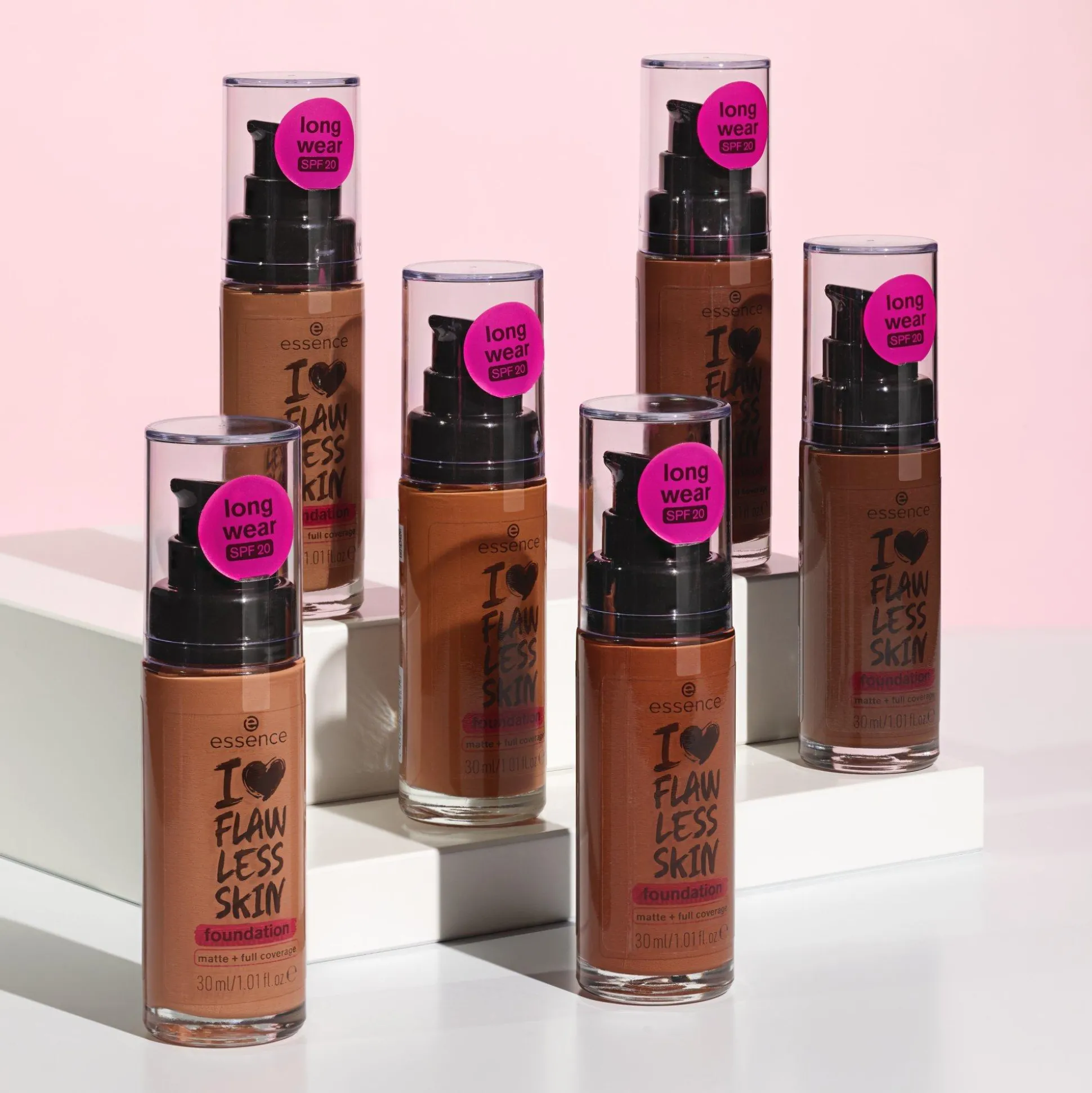 essence Foundation>I LOVE FLAWLESS SKIN foundation 180 - Medium Deep