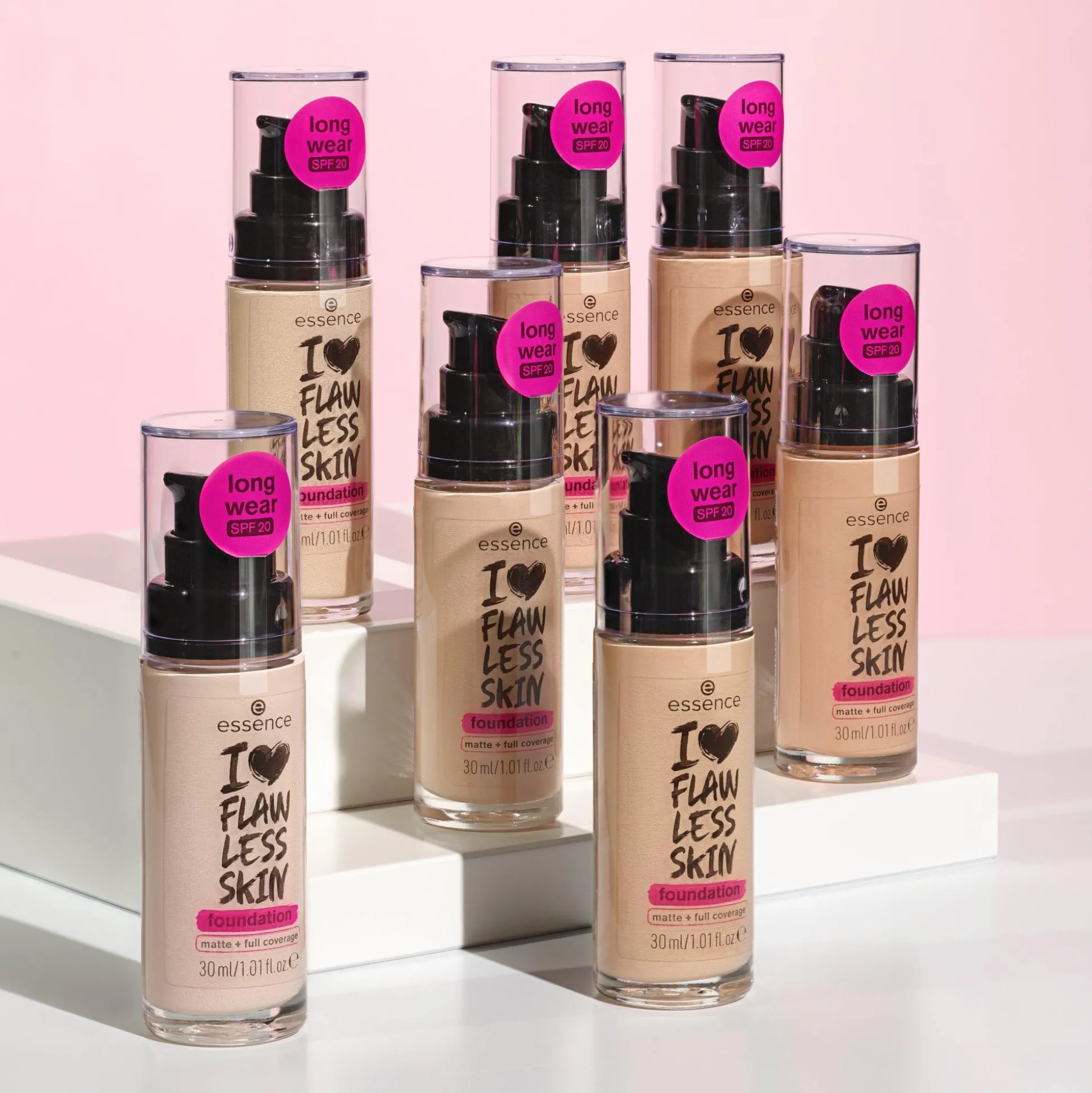 essence Foundation>I LOVE FLAWLESS SKIN foundation 50 - Medium Ivory