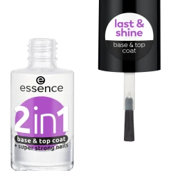 essence Über- Und Unterlack>2 in 1 base & top coat