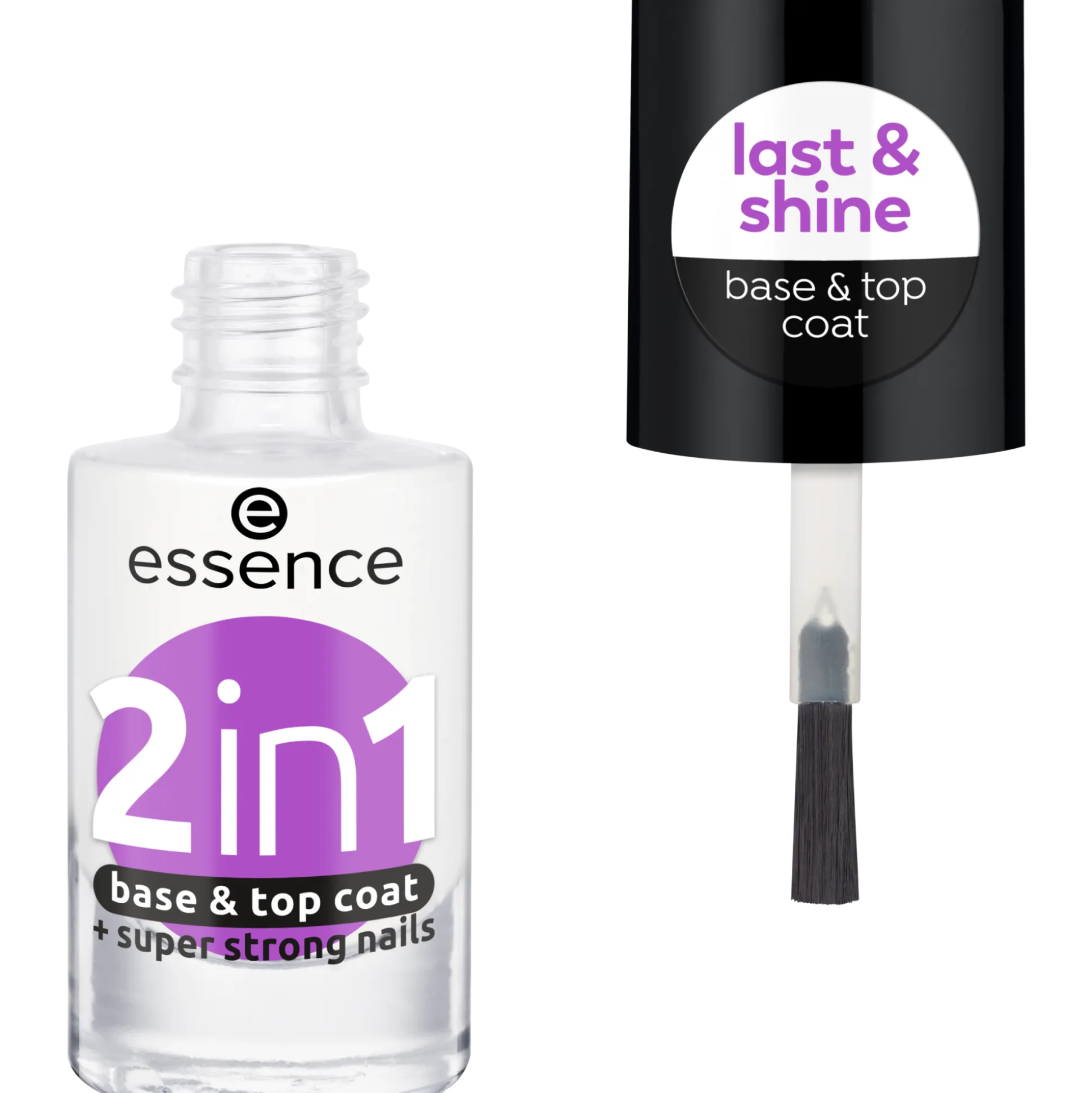 essence Über- Und Unterlack>2 in 1 base & top coat