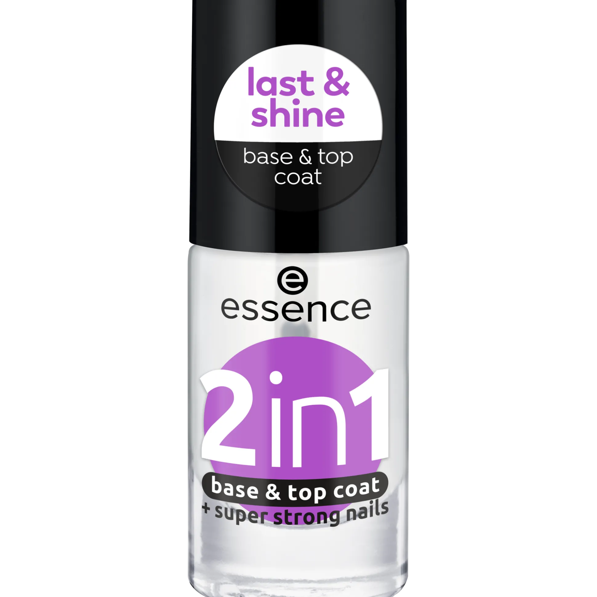 essence Über- Und Unterlack>2 in 1 base & top coat