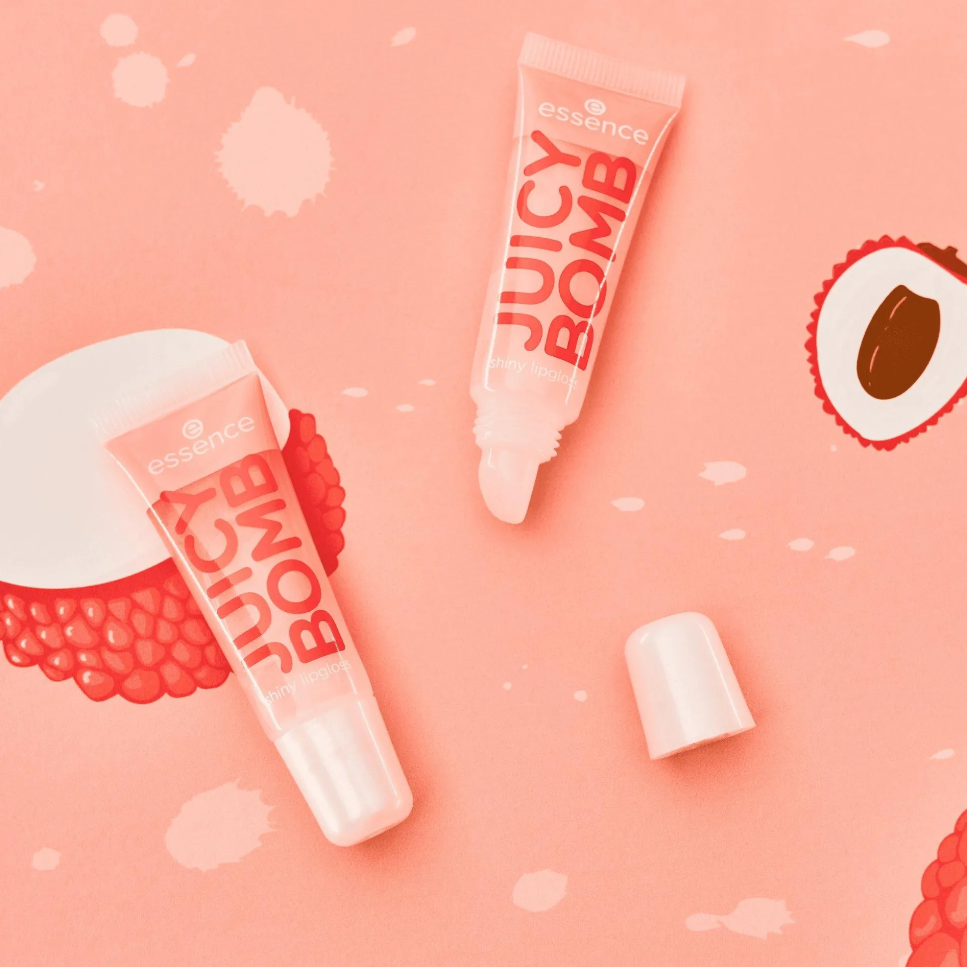 essence Lipgloss>JUICY BOMB shiny lipgloss set