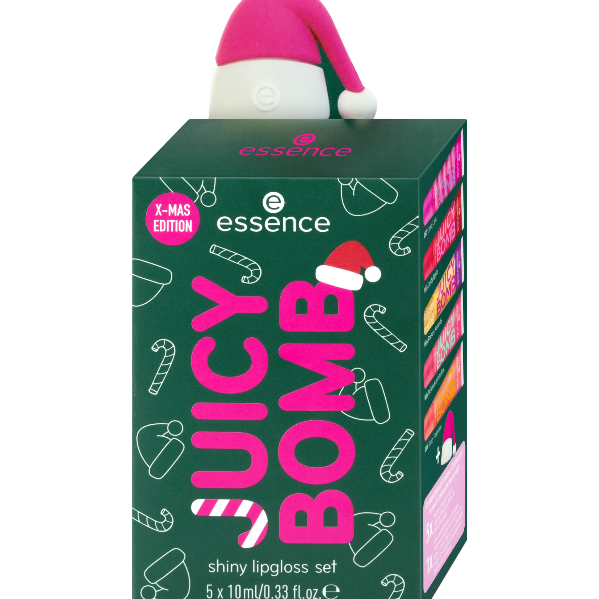 essence Lipgloss>JUICY BOMB Xmas edition shiny lipgloss set