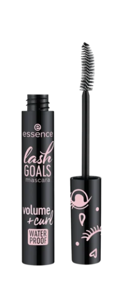 essence Mascara>lash GOALS mascara volume & curl WATERPROOF