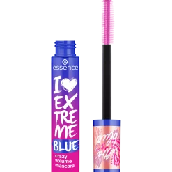 essence Mascara>live LIFE in CORAL I LOVE EXTREME BLUE crazy volume mascara