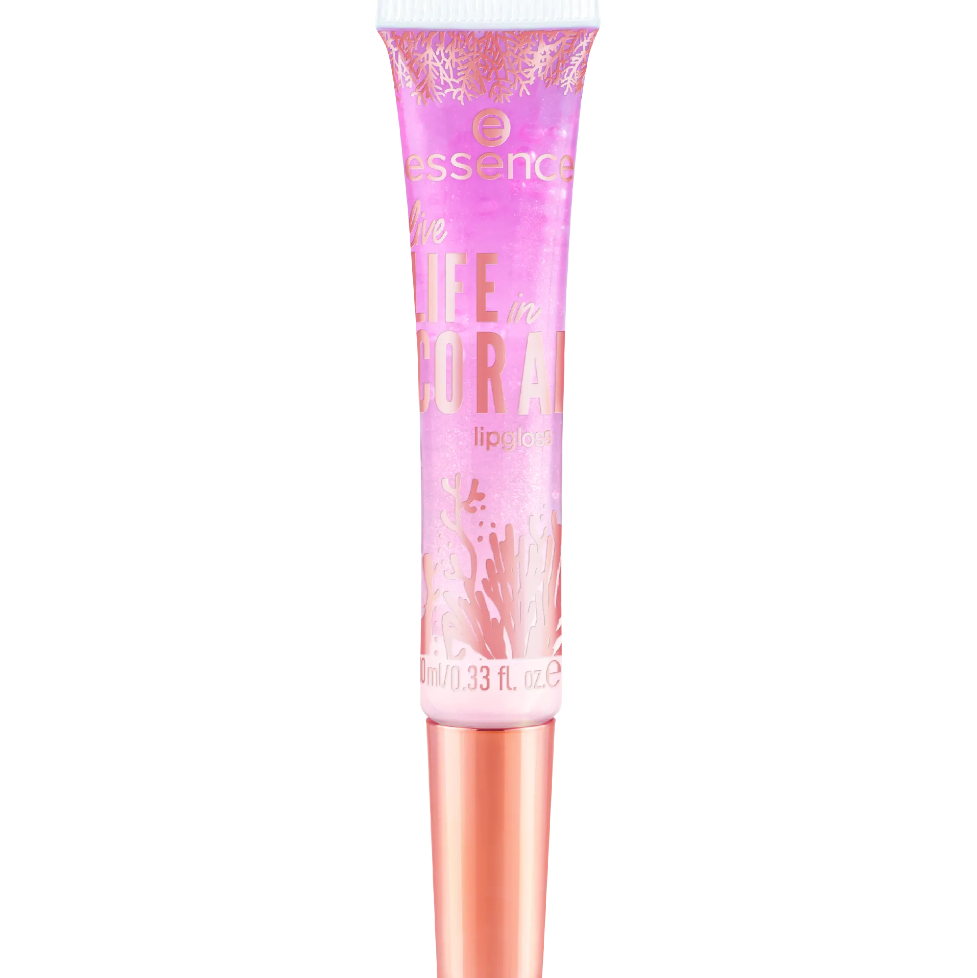 essence Lipgloss>live LIFE in CORAL lipgloss
