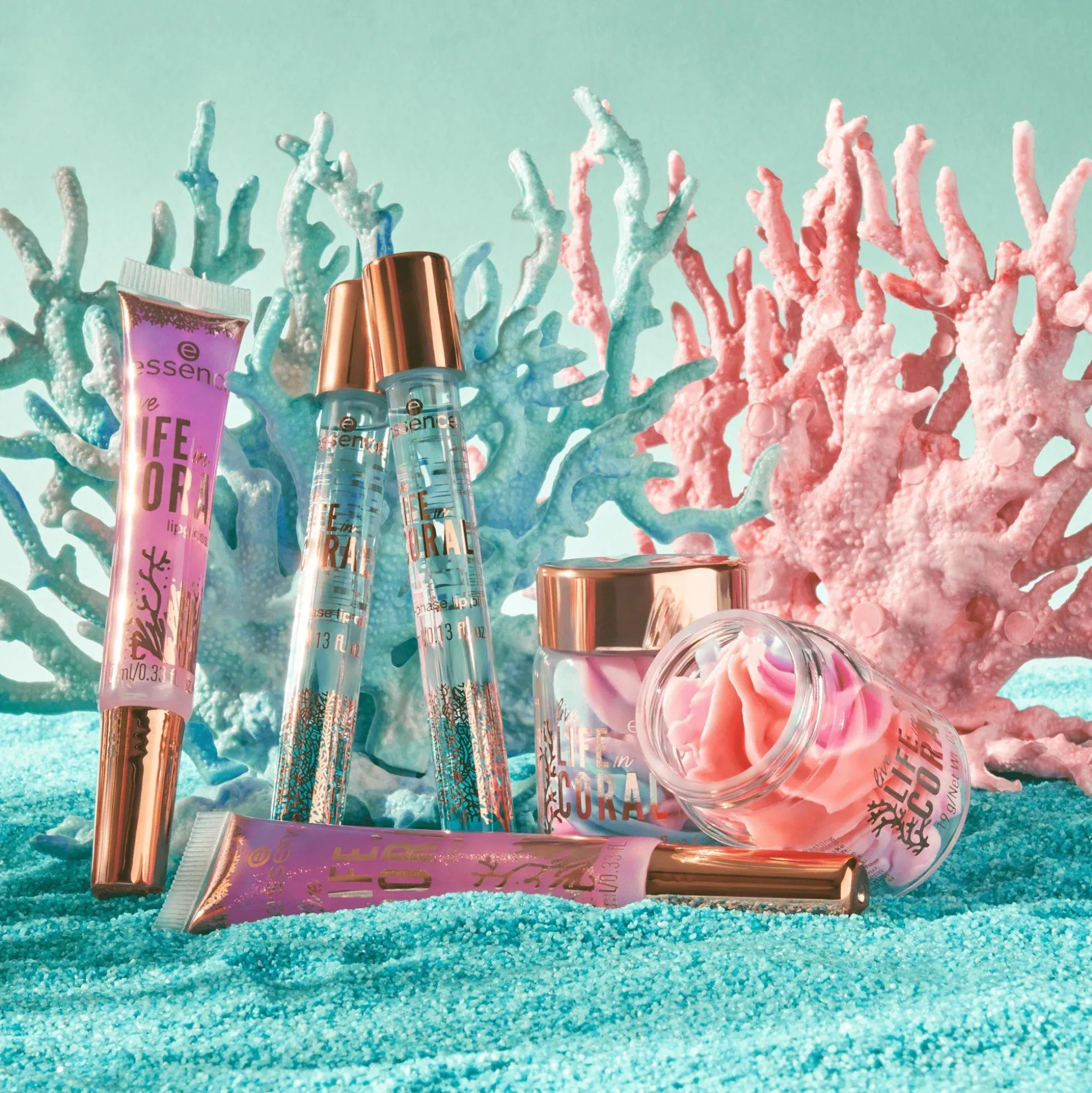 essence Lipgloss>live LIFE in CORAL lipgloss
