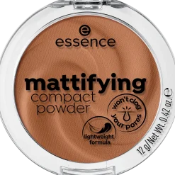 essence Puder>mattifying compact powder 50 - true caramel