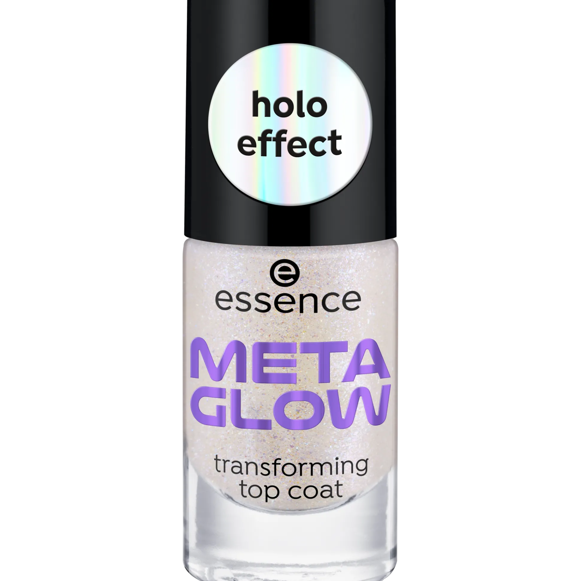 essence Über- Und Unterlack>META GLOW transforming top coat