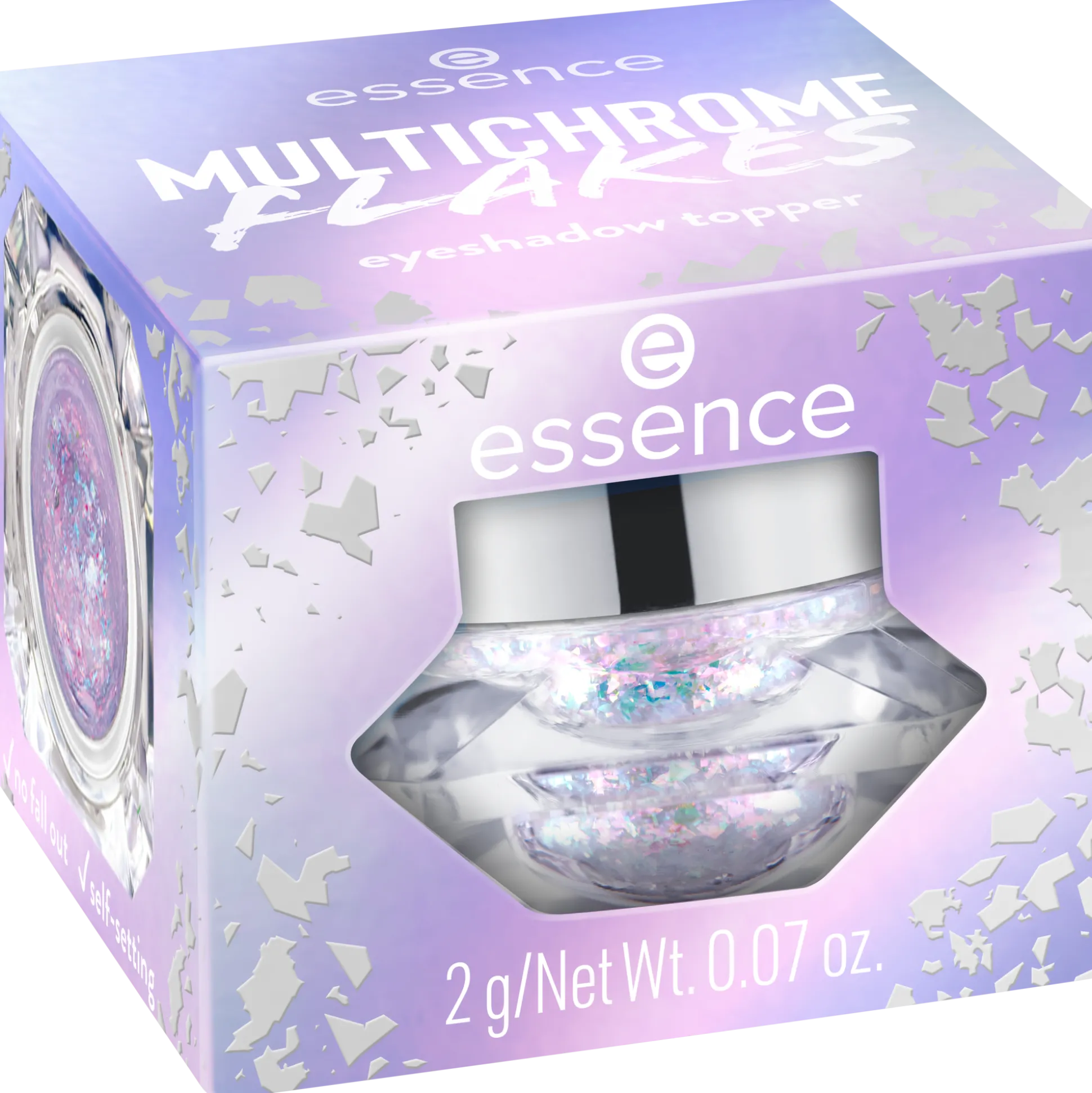essence Lidschatten>MULTICHROME FLAKES eyeshadow topper 01 - Galactic vibes