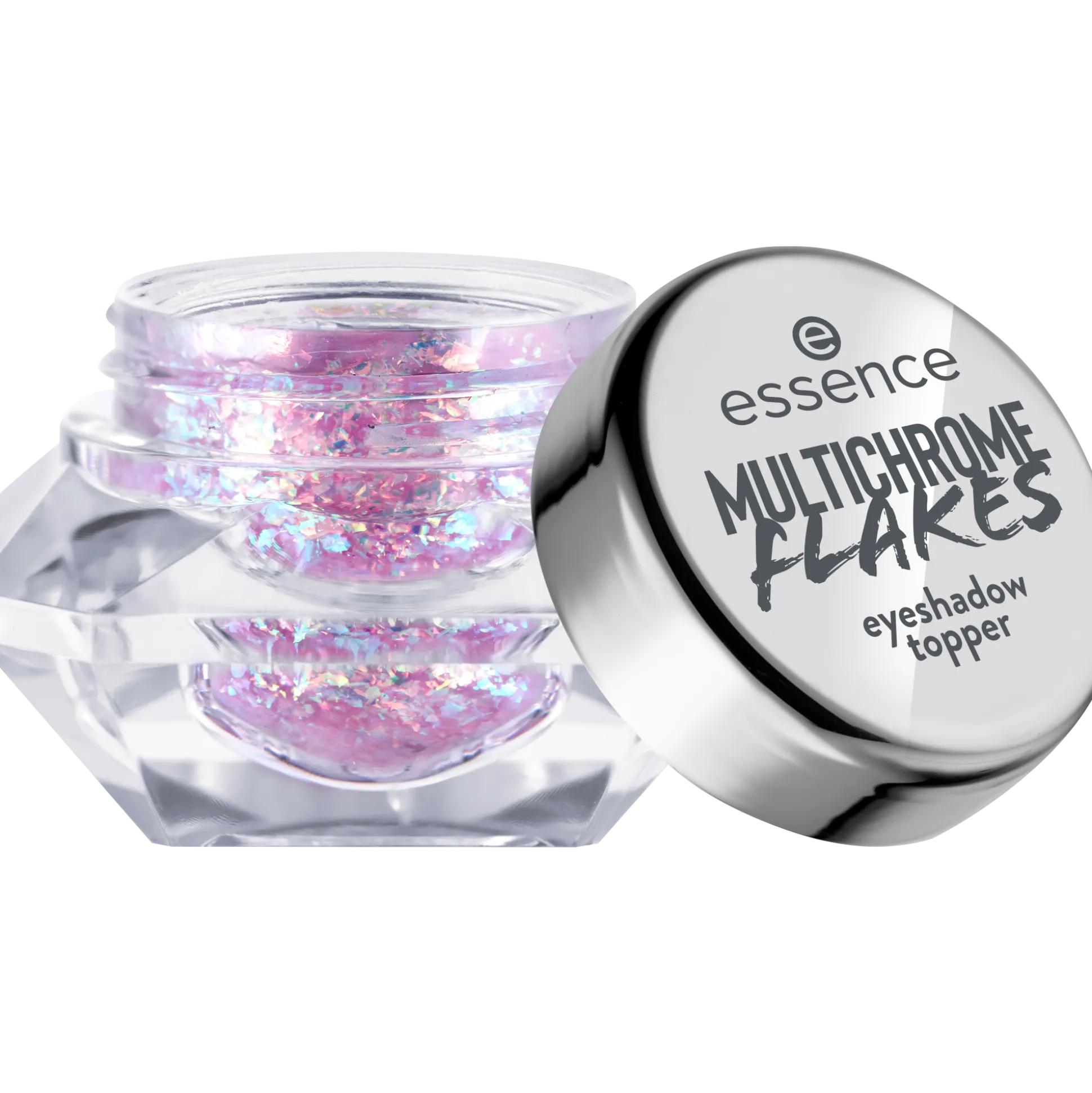 essence Lidschatten>MULTICHROME FLAKES eyeshadow topper 02 - Cosmic feelings
