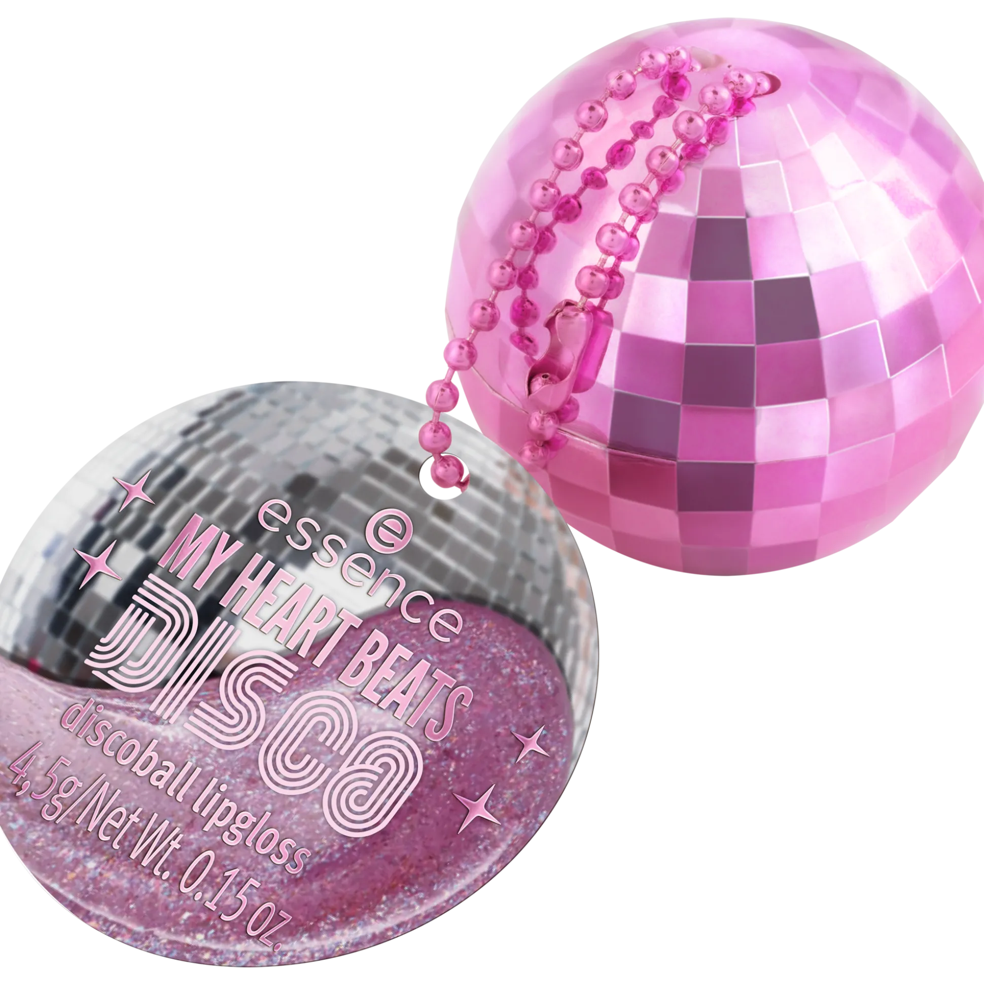 essence Lipgloss>MY HEART BEATS DISCO discoball lipgloss