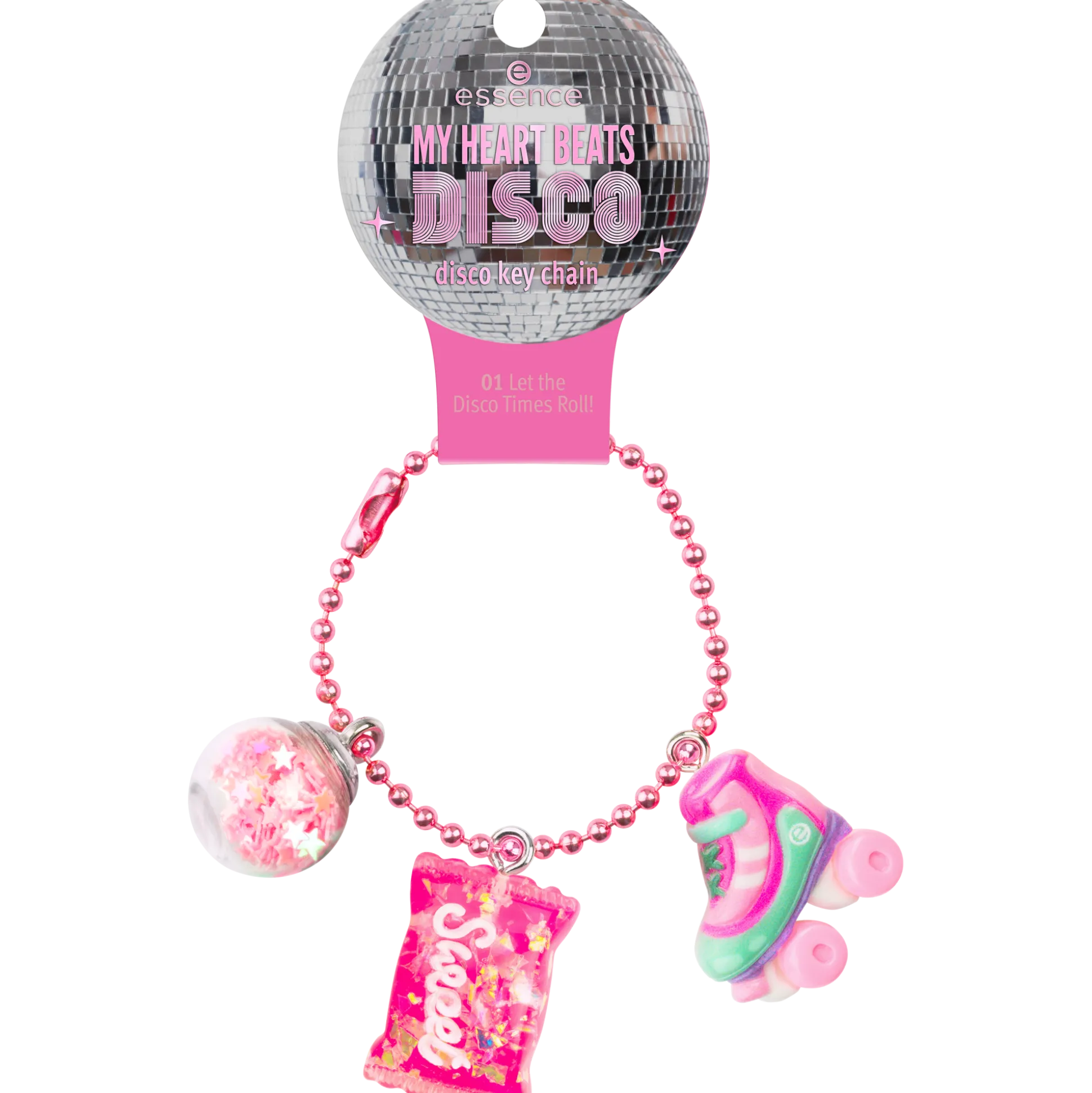 essence Accessories>MY HEART BEATS DISCO disco key chain