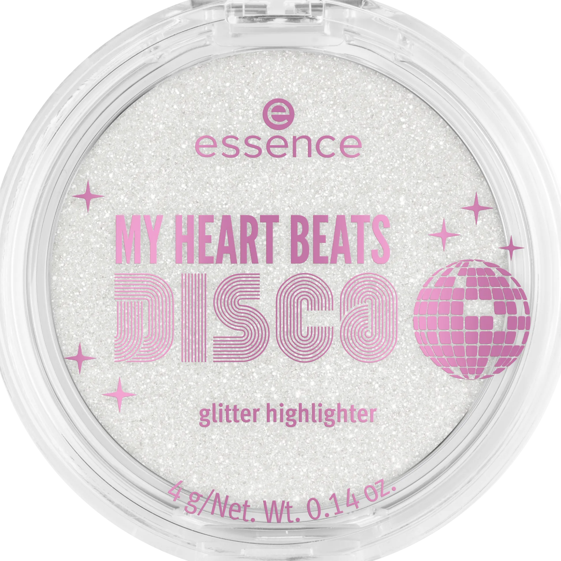 essence Highlighter>MY HEART BEATS DISCO glitter highlighter