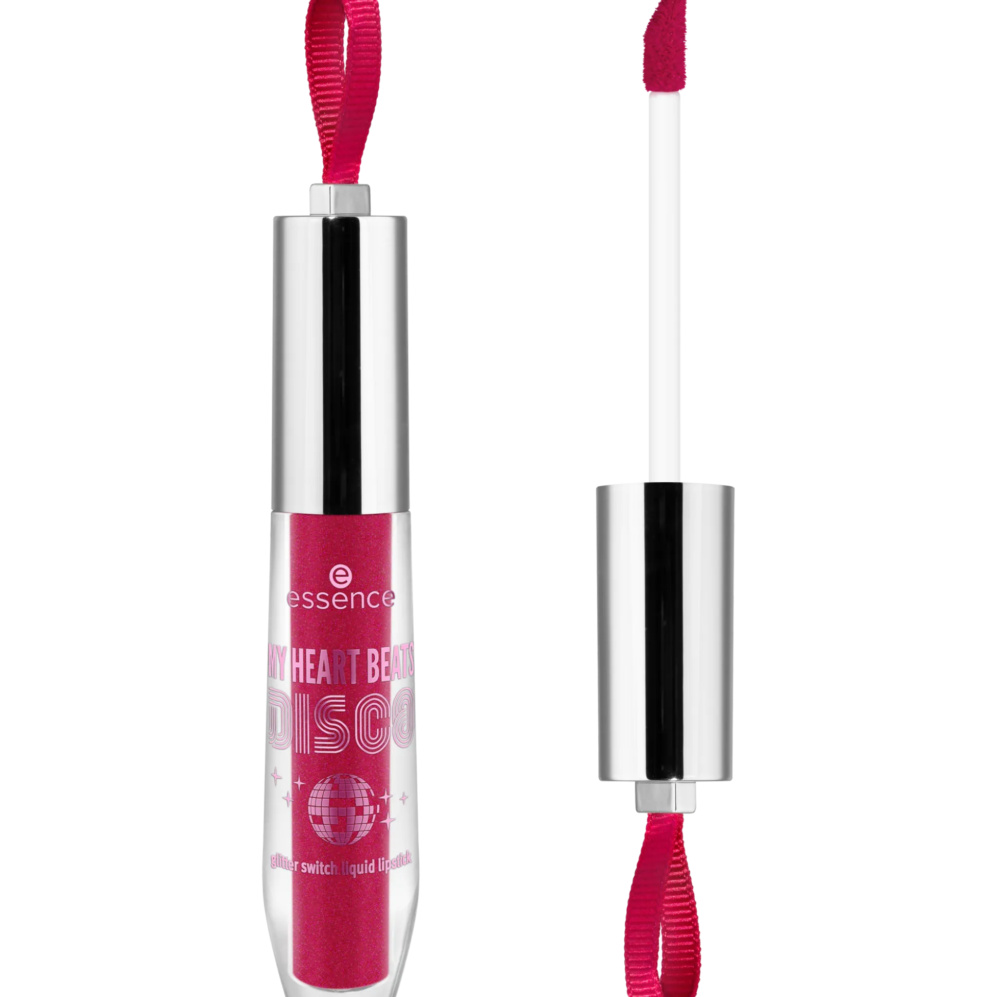 essence Lippenstift>MY HEART BEATS DISCO glitter switch liquid lipstick