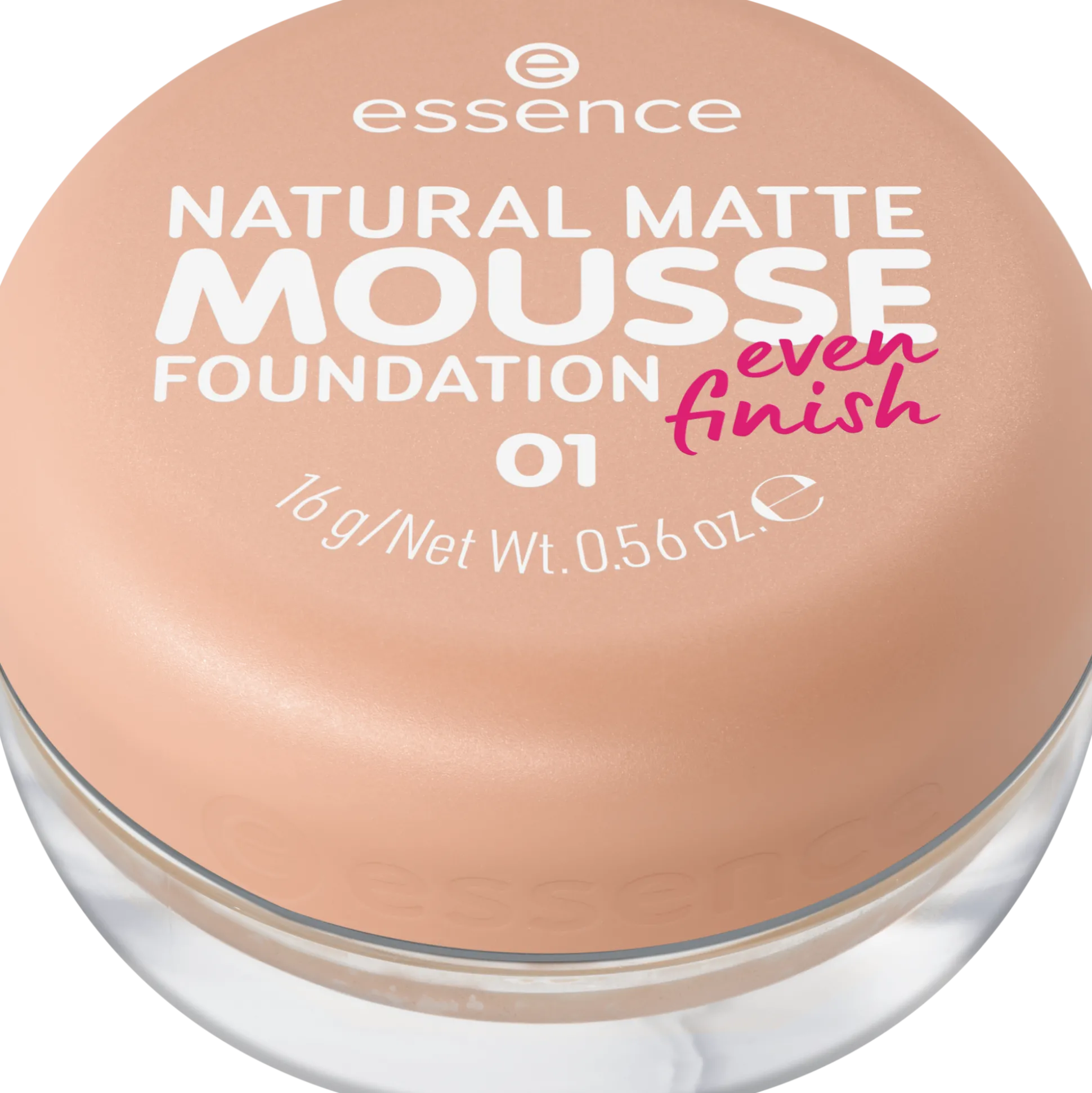 essence Foundation>NATURAL MATTE MOUSSE FOUNDATION 01 -