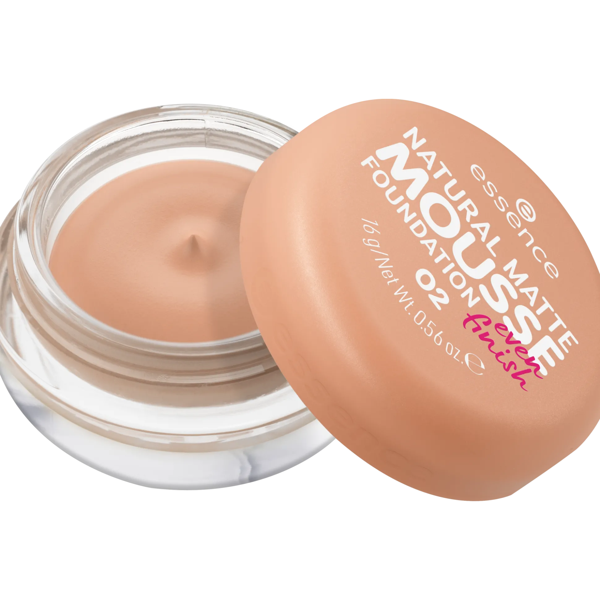 essence Foundation>NATURAL MATTE MOUSSE FOUNDATION 02 -