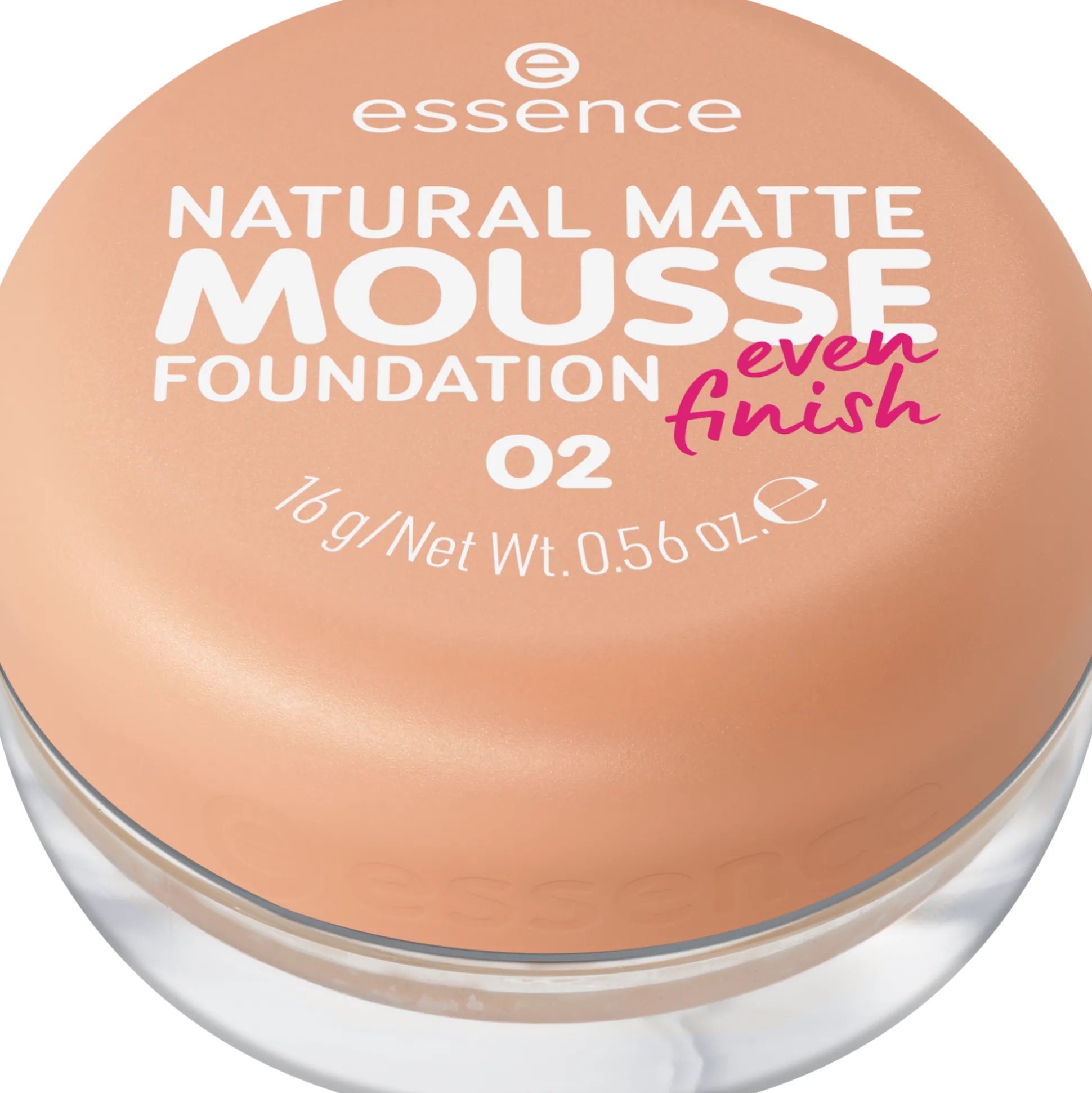 essence Foundation>NATURAL MATTE MOUSSE FOUNDATION 02 -